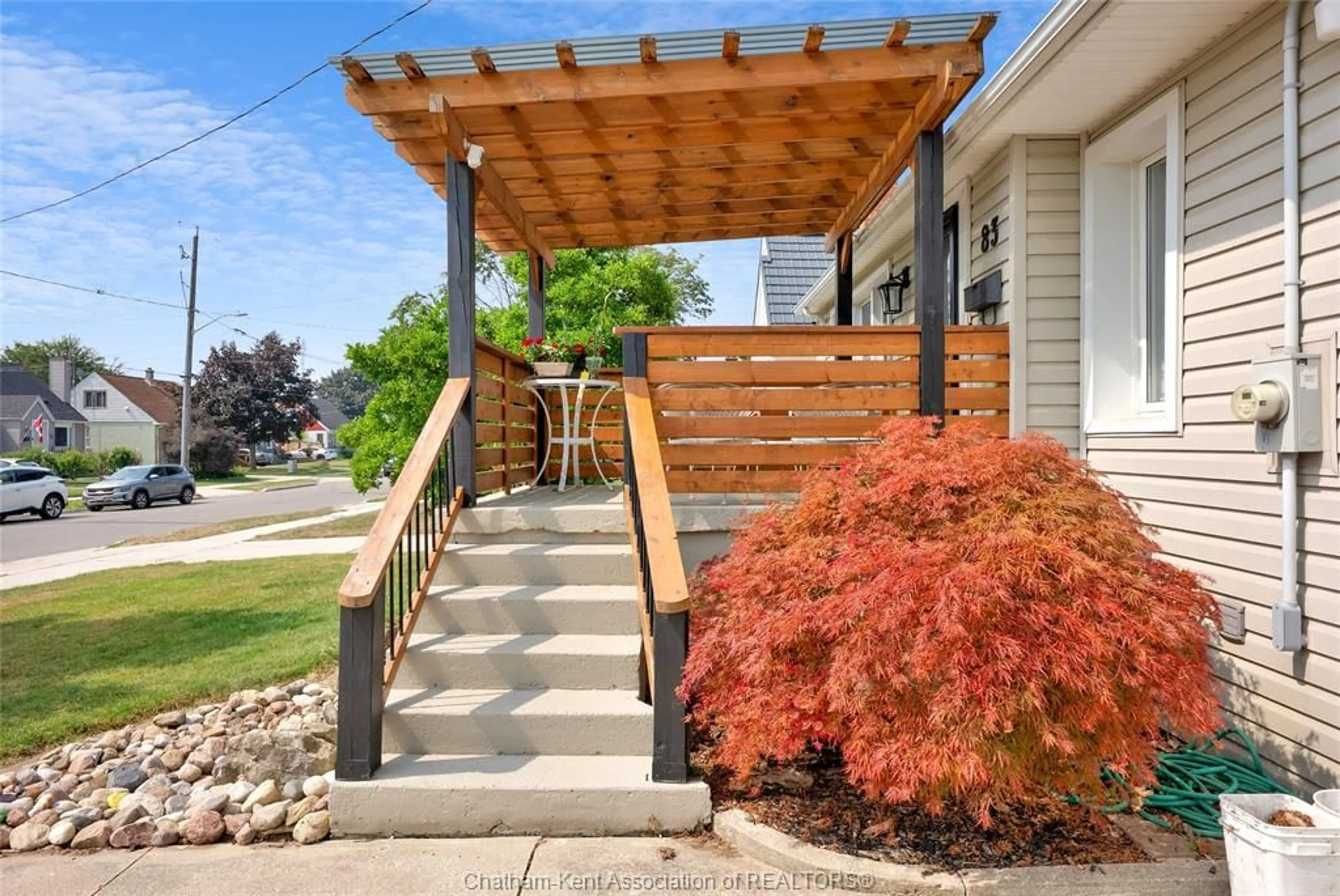 Patio, street for 83 Kerr Ave, Chatham Ontario N7M 1C1