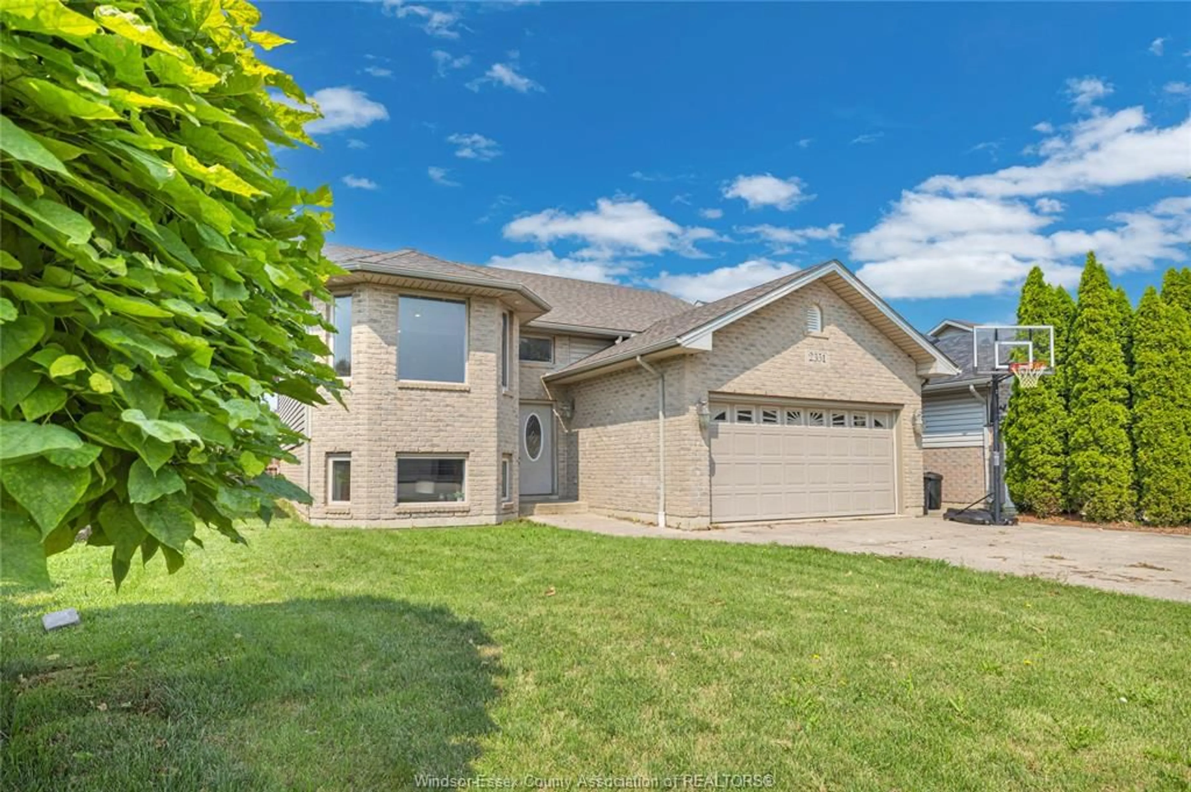 Home with vinyl exterior material, street for 2351 NORCREST, Windsor Ontario N8P 1V3
