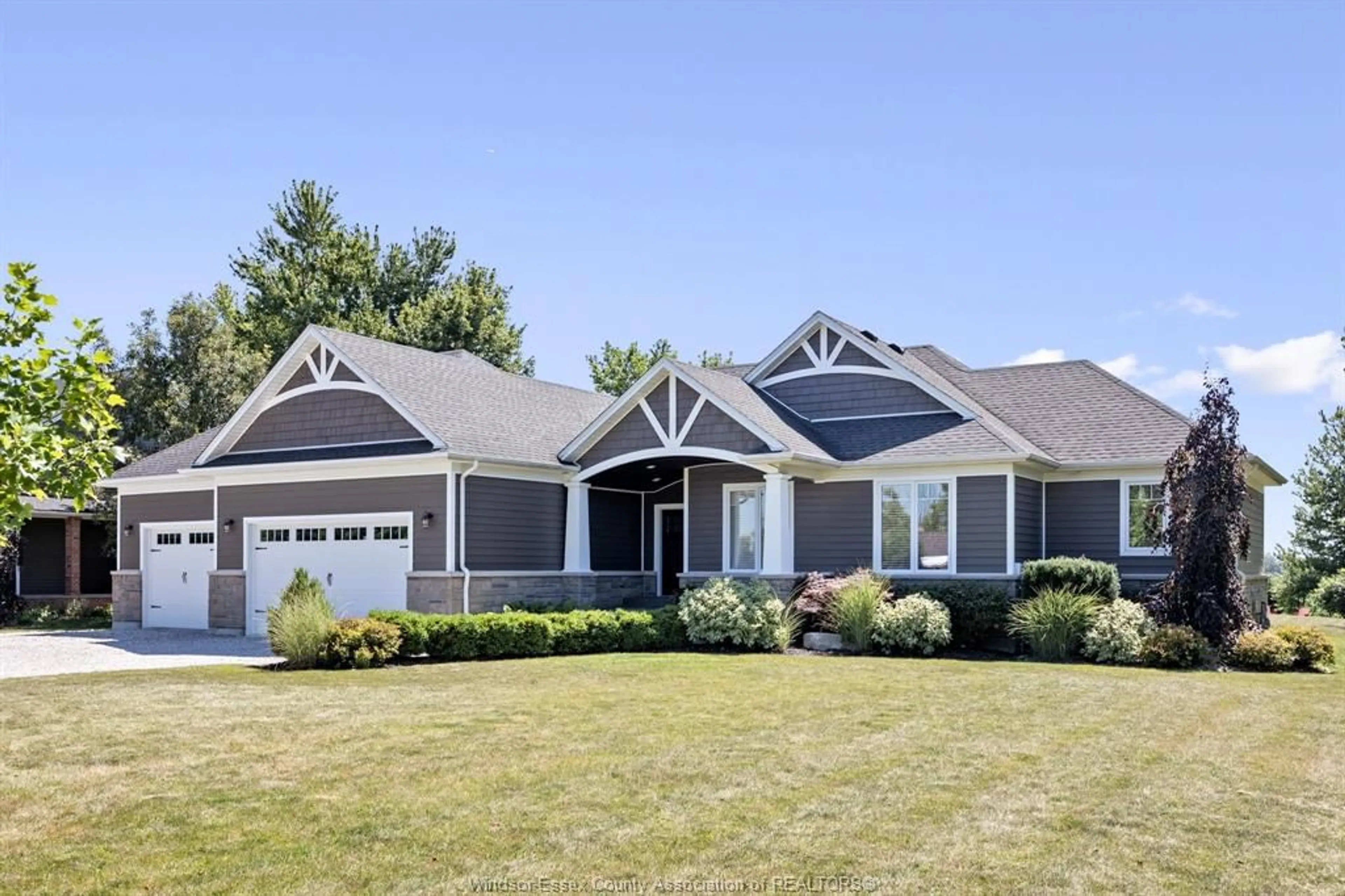 Home with vinyl exterior material, street for 359 COUNTY ROAD 34, Cottam Ontario N8M 2X5