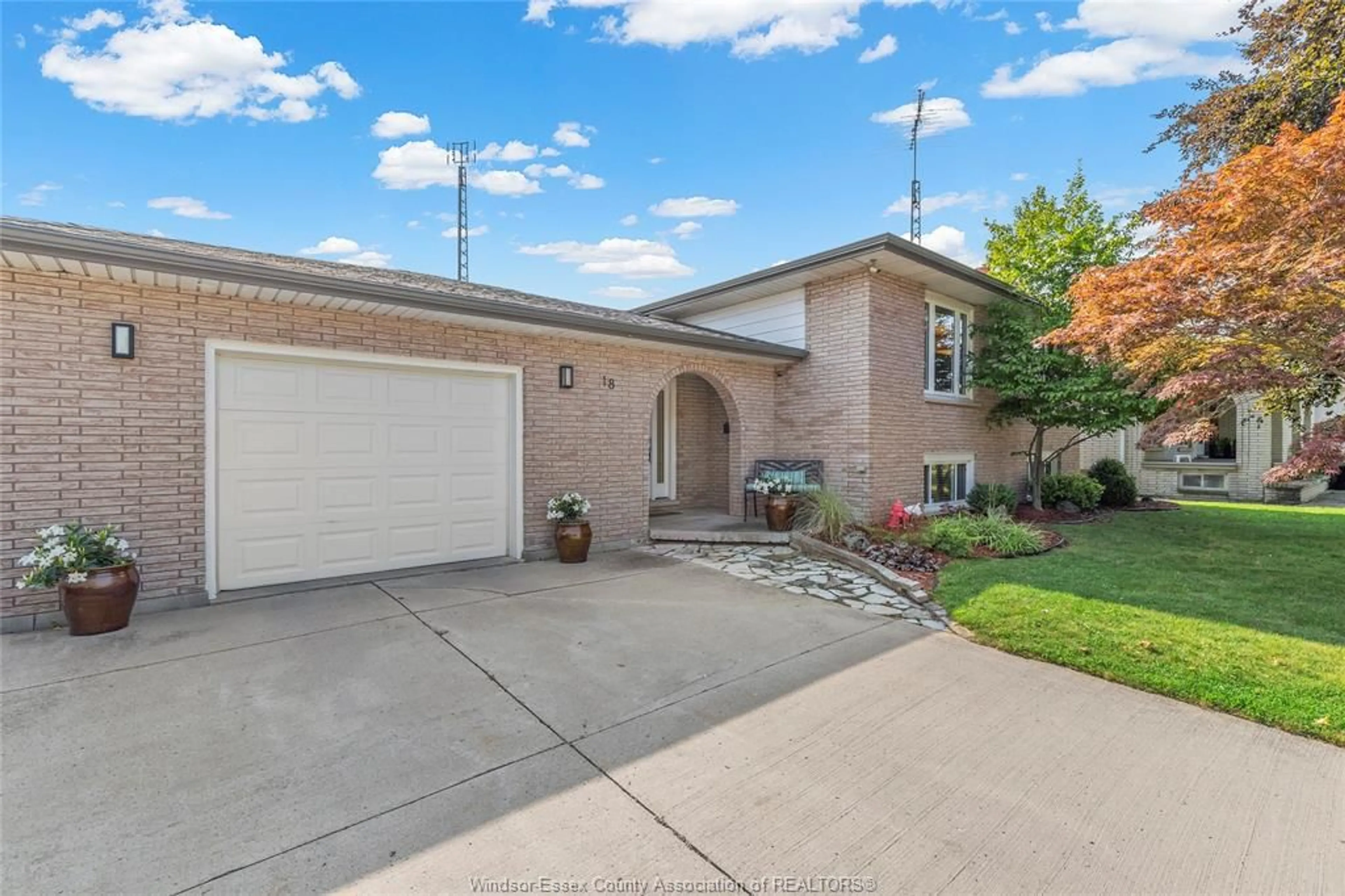 Home with brick exterior material, street for 18 Debergh Ave, Leamington Ontario N8H 4S9