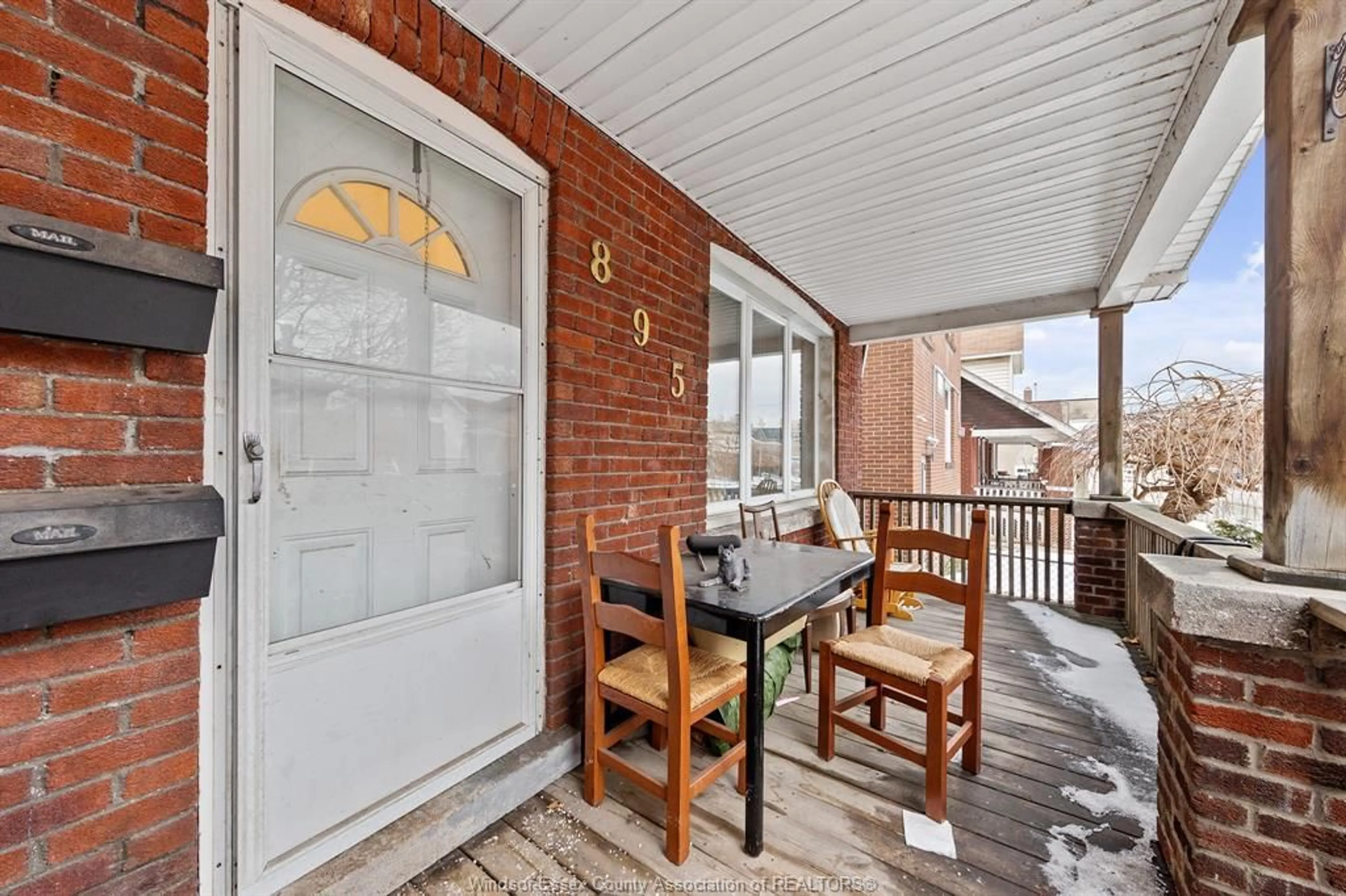 Patio, street for 895 Pillette, Windsor Ontario N8Y 3B4
