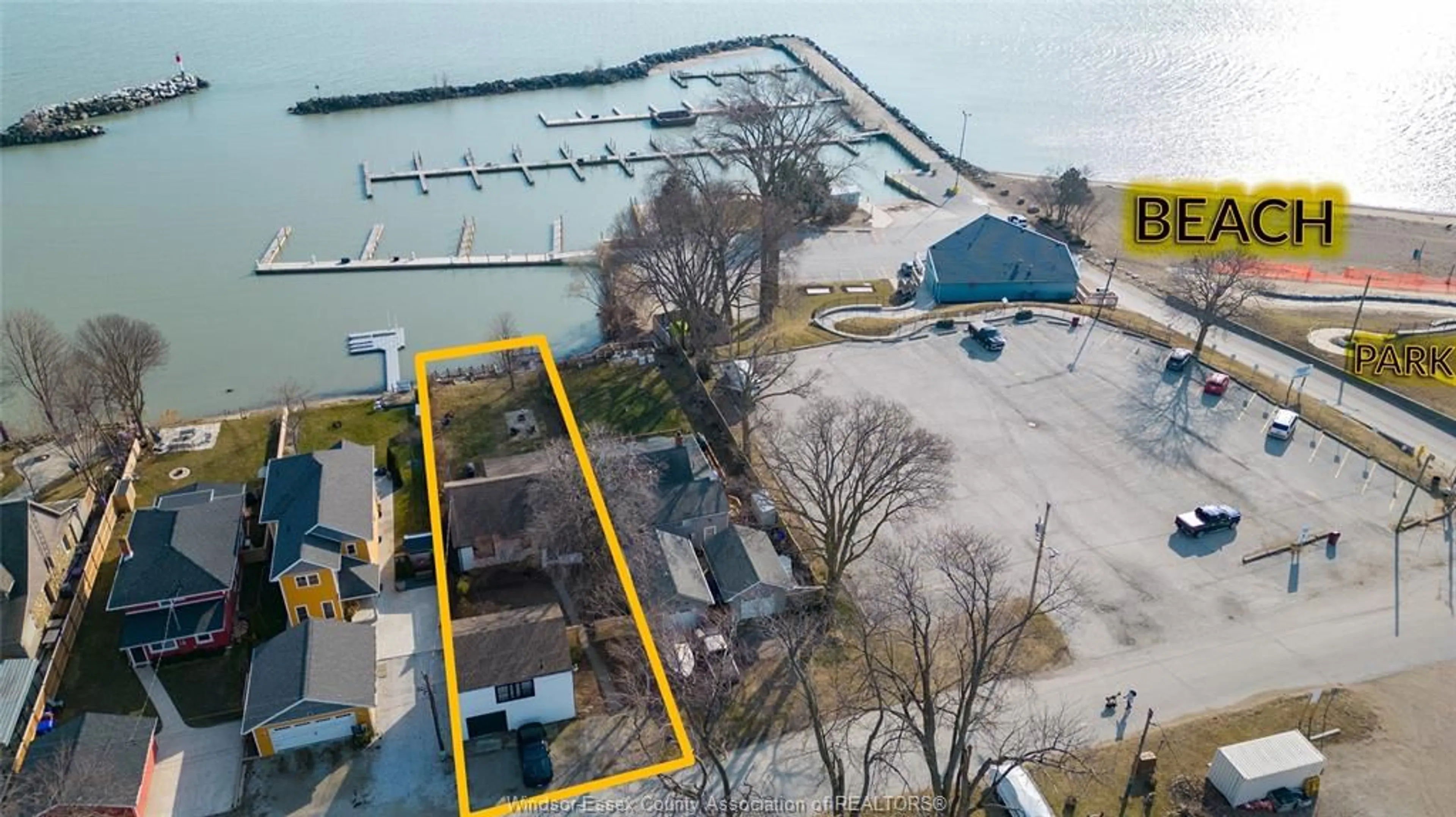 A pic from outside/outdoor area/front of a property/back of a property/a pic from drone, water/lake/river/ocean view for 69 SULLIVAN, Colchester Ontario N0R 1G0