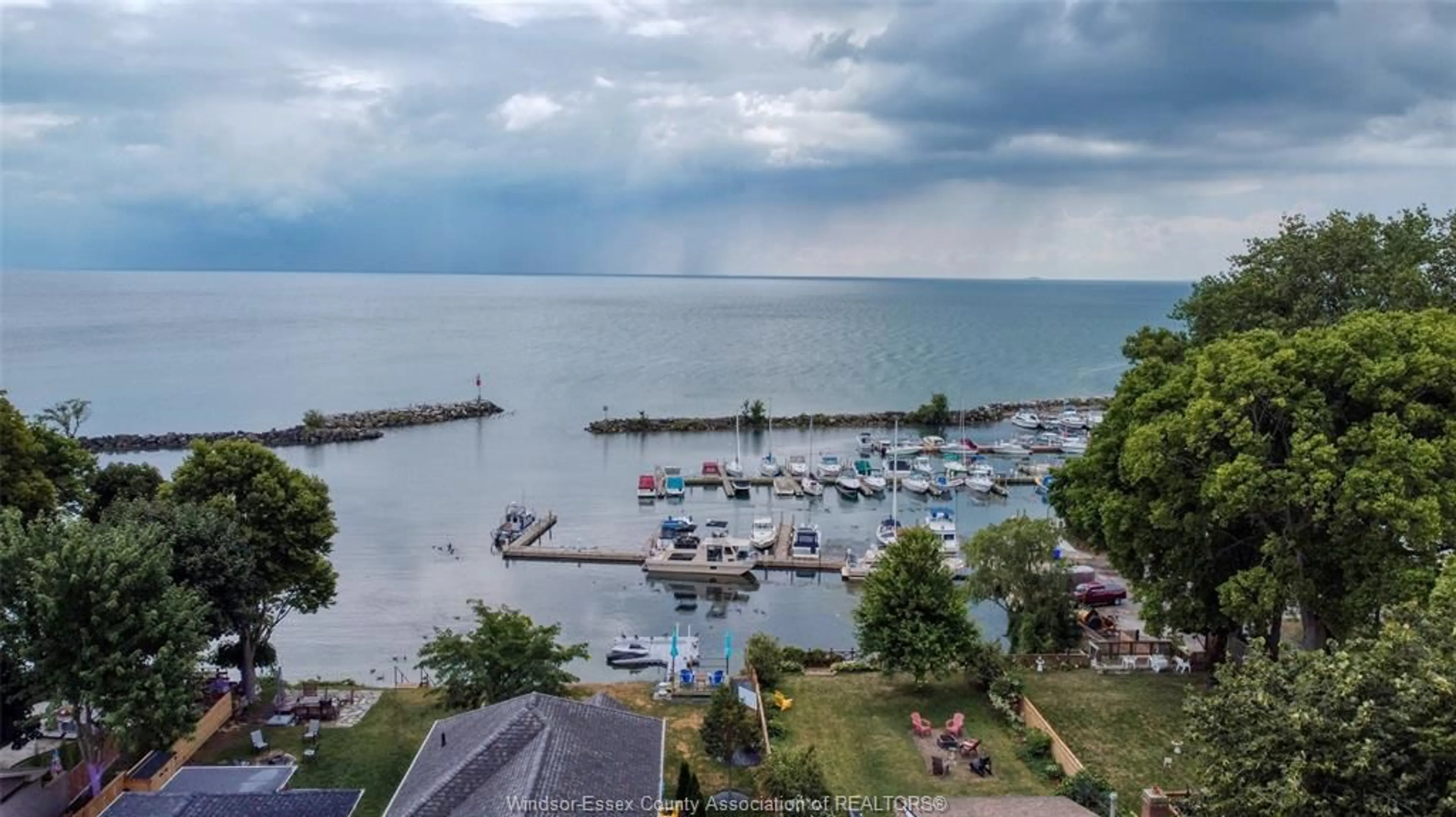 A pic from outside/outdoor area/front of a property/back of a property/a pic from drone, water/lake/river/ocean view for 69 SULLIVAN, Colchester Ontario N0R 1G0