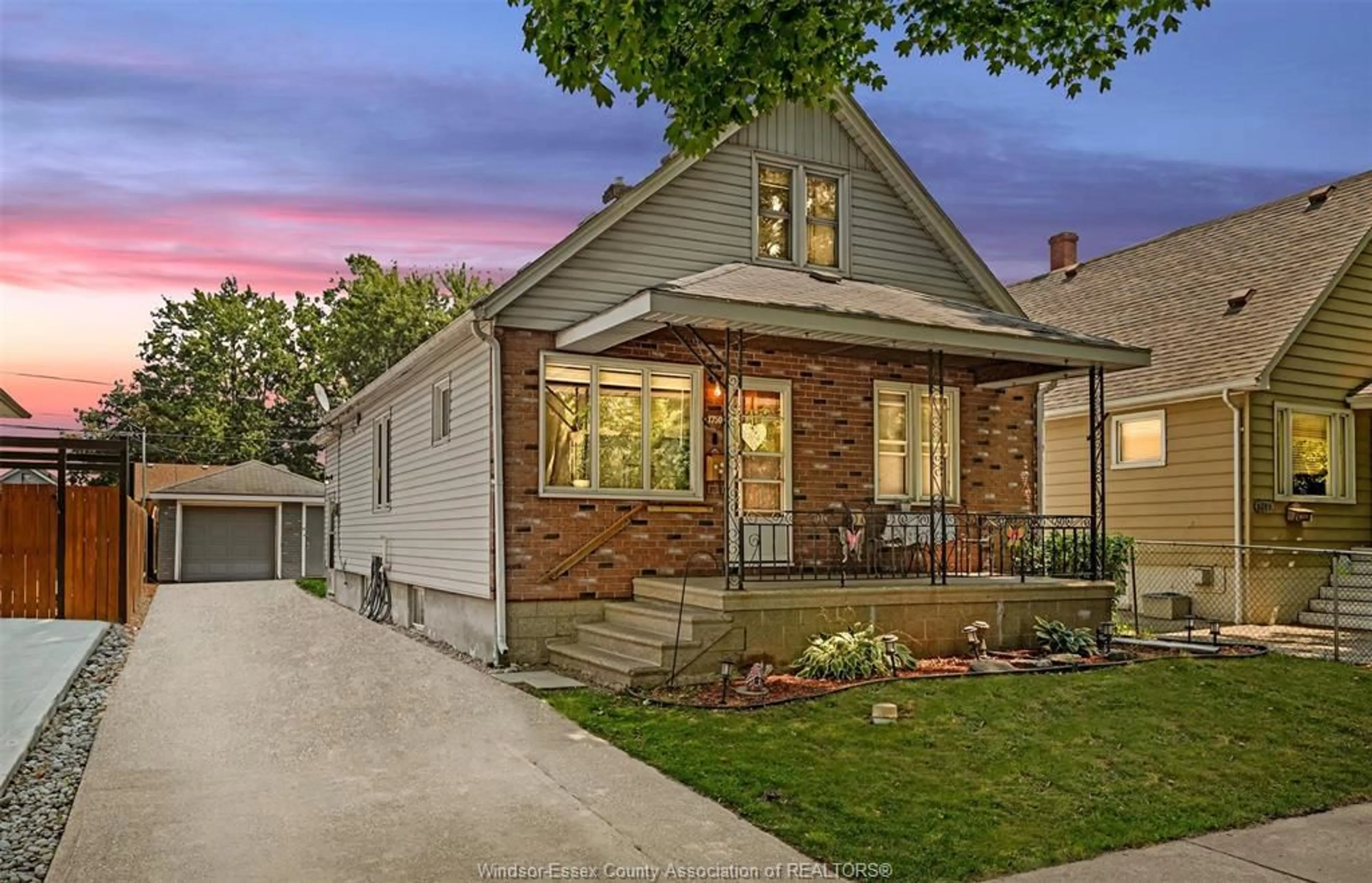 Home with brick exterior material, street for 1750 Factoria Rd, Windsor Ontario N8Y 4R3