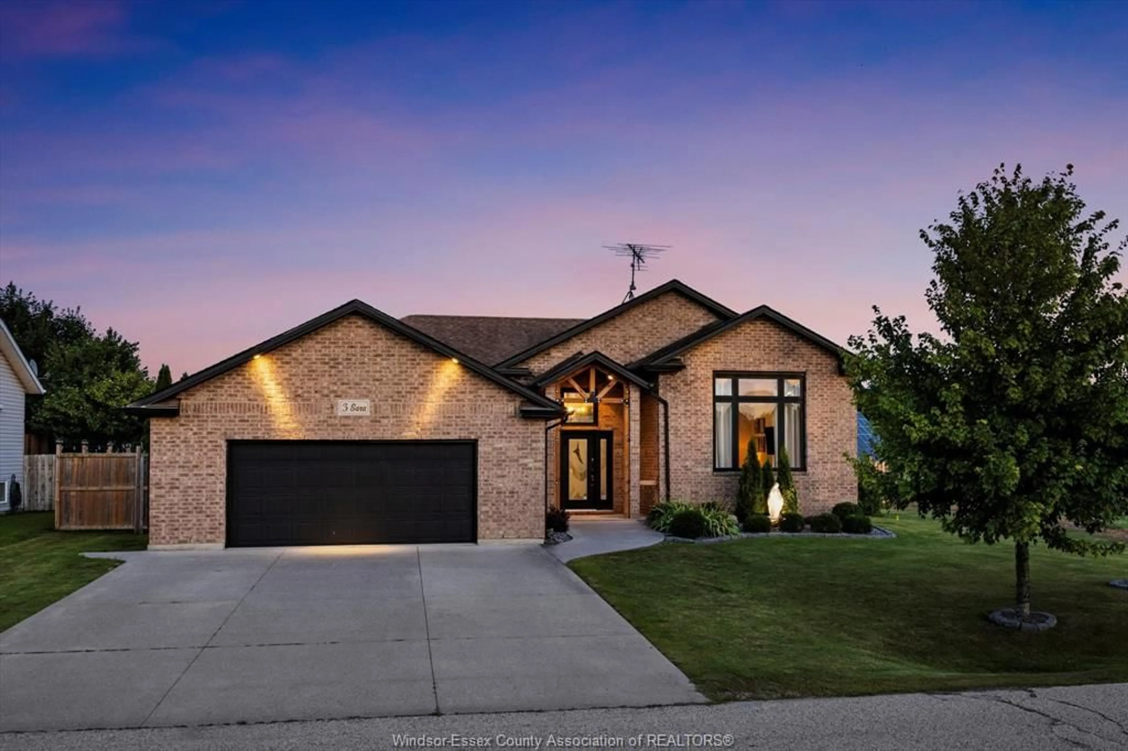 Home with brick exterior material, street for 3 SARA Blvd, Cottam Ontario N0R 1B0