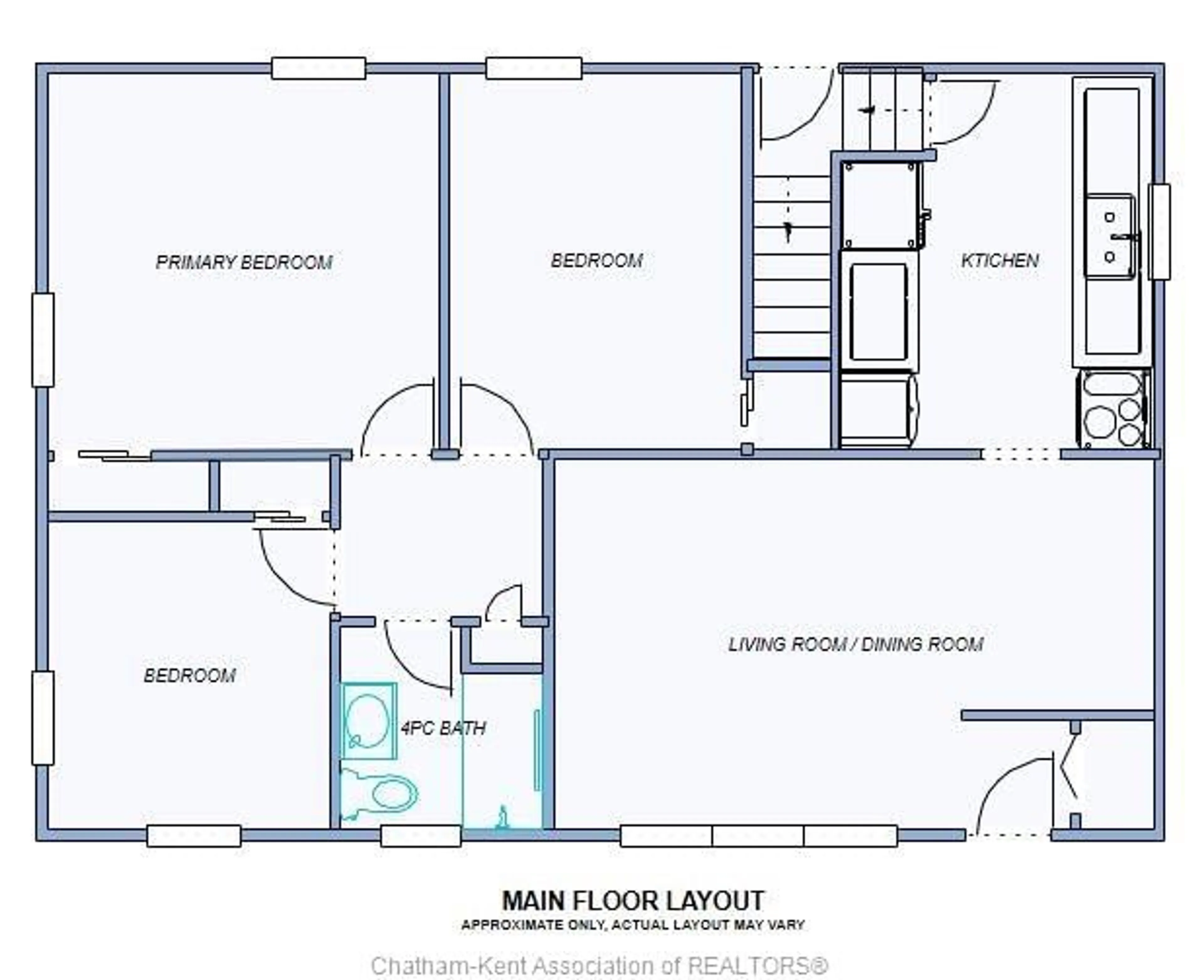 Floor plan for 32 Simonton Dr, Chatham Ontario N7M 5C6