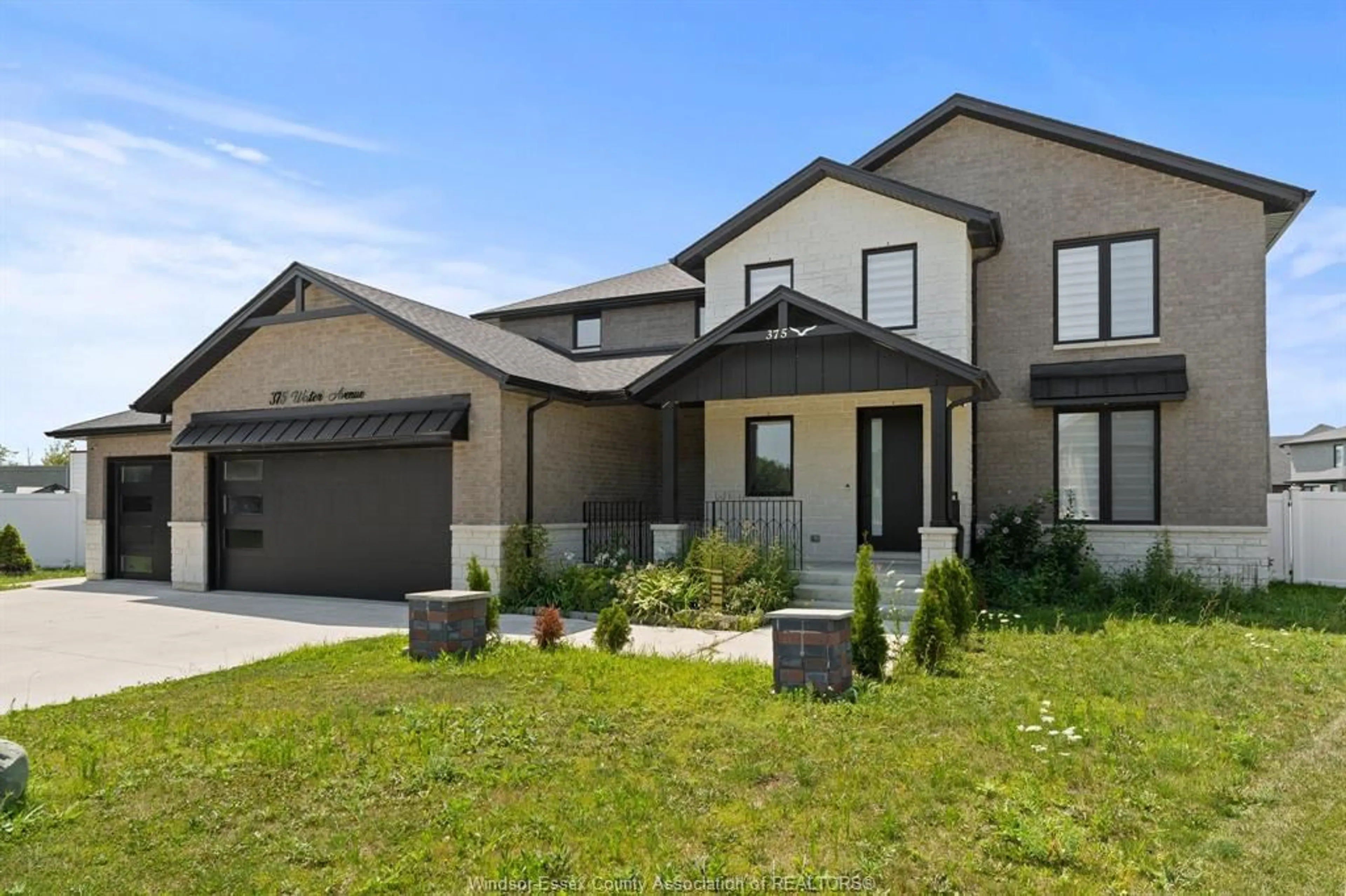Home with brick exterior material, street for 375 WATER Ave, Lakeshore Ontario N0R 1A0