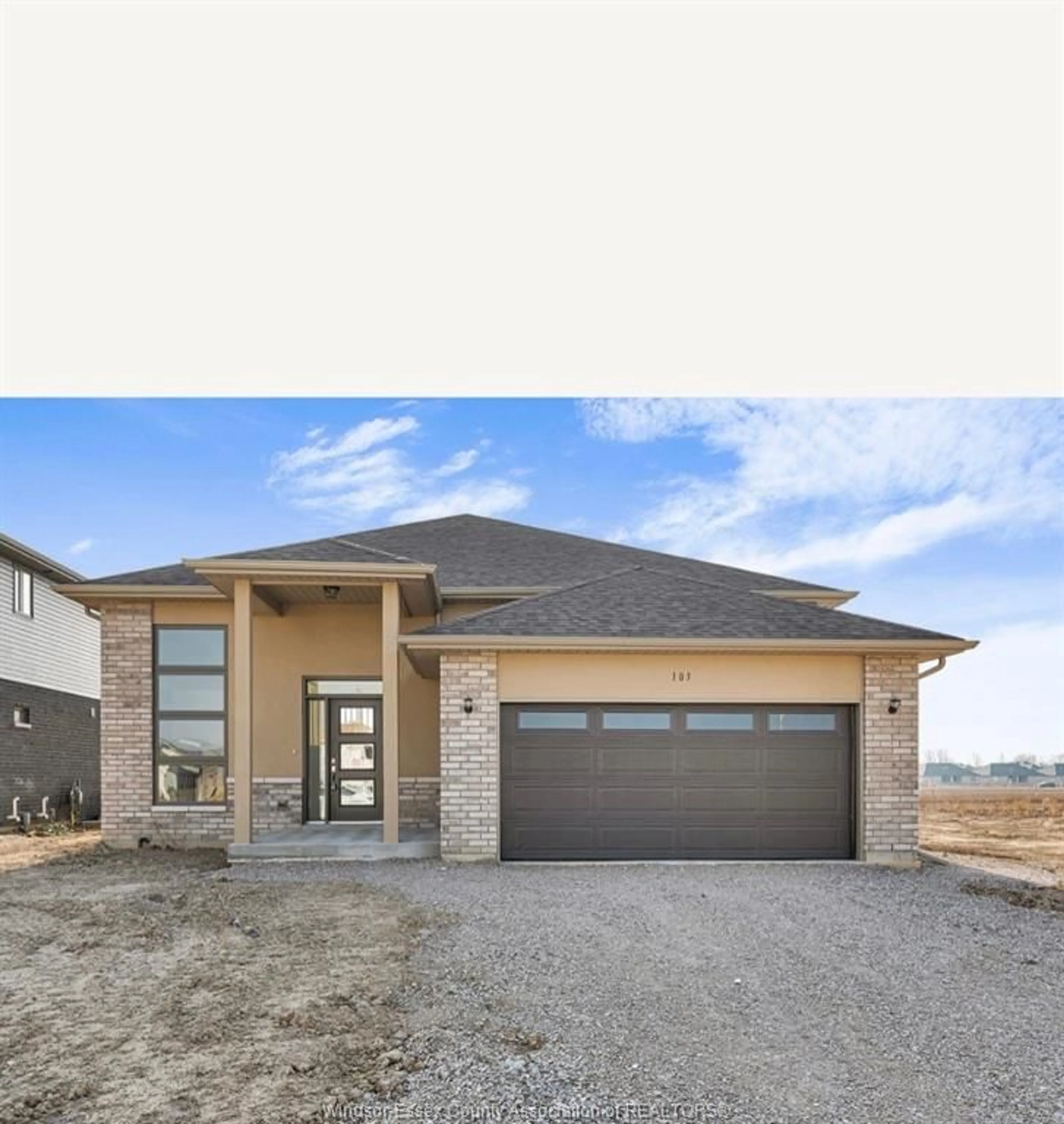 Home with brick exterior material, street for 103 KINGSBRIDGE Dr, Amherstburg Ontario N9V 4B6