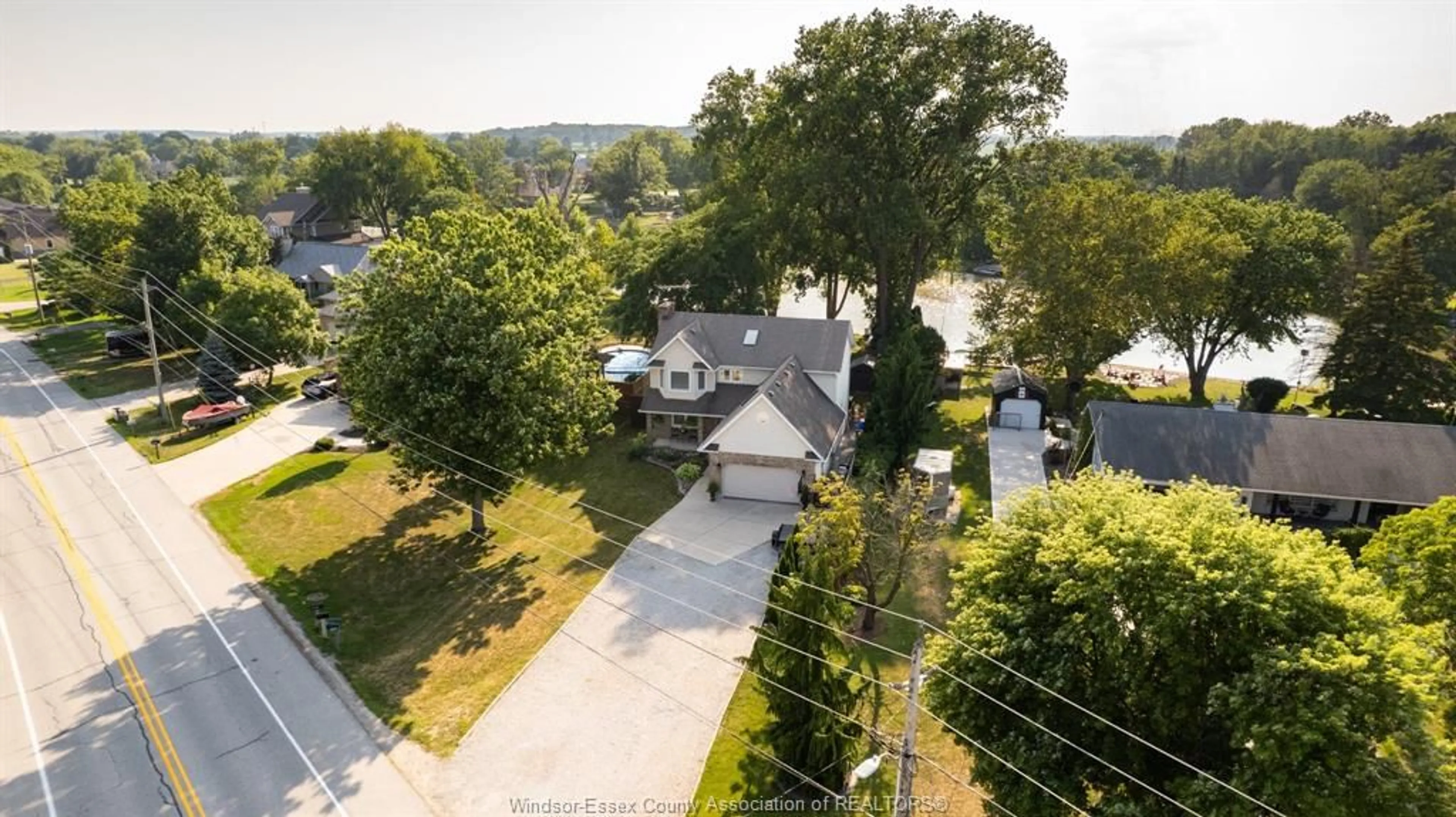 A pic from outside/outdoor area/front of a property/back of a property/a pic from drone, unknown for 237 EAST PUCE, Lakeshore Ontario N0R 1A0