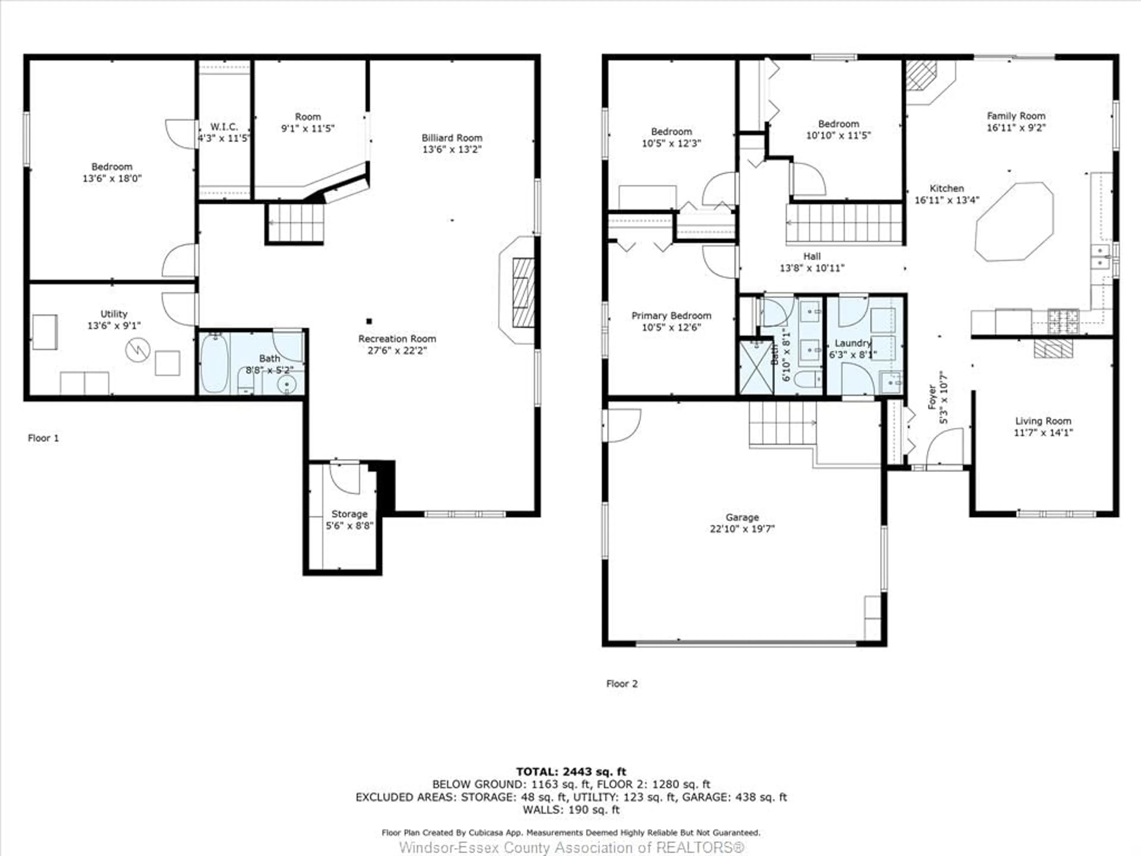 Floor plan for 480 Delaware Ave, LaSalle Ontario N9J 1S4
