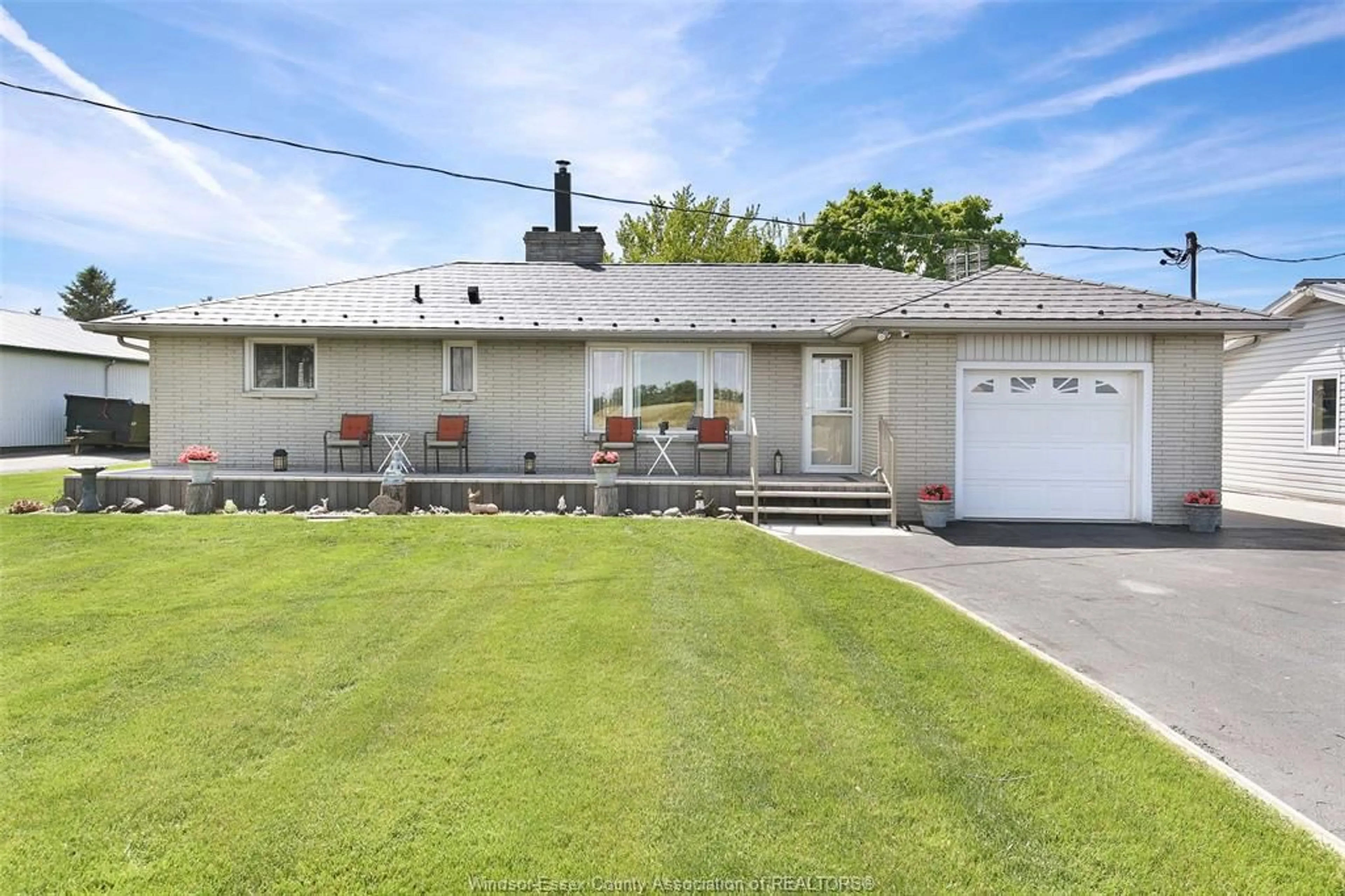 Home with vinyl exterior material, street for 4831 11TH CONCESSION, Tecumseh Ontario N0R 1K0