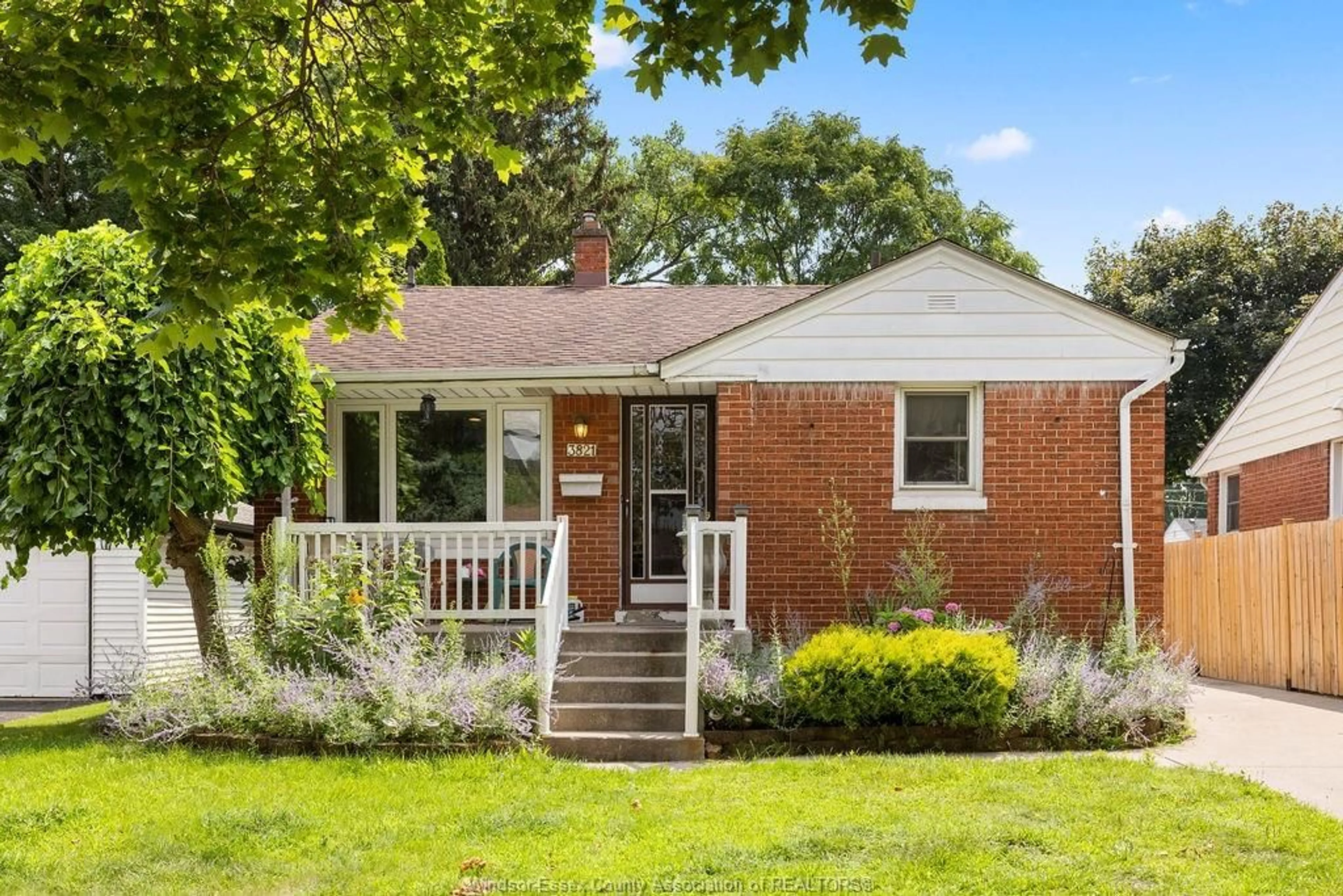 Home with brick exterior material, street for 3821 VAUGHAN St, Windsor Ontario N9C 1Z6