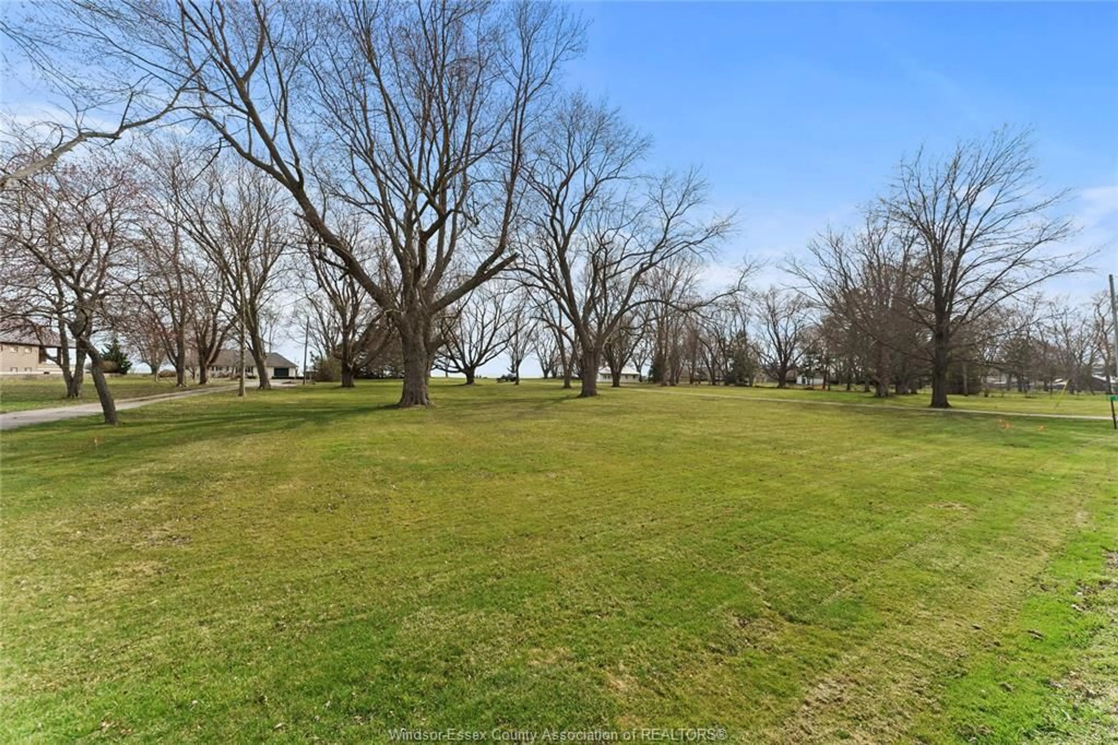 A pic from outside/outdoor area/front of a property/back of a property/a pic from drone, water/lake/river/ocean view for V/L HERITAGE Rd, Kingsville Ontario N9Y 2E6