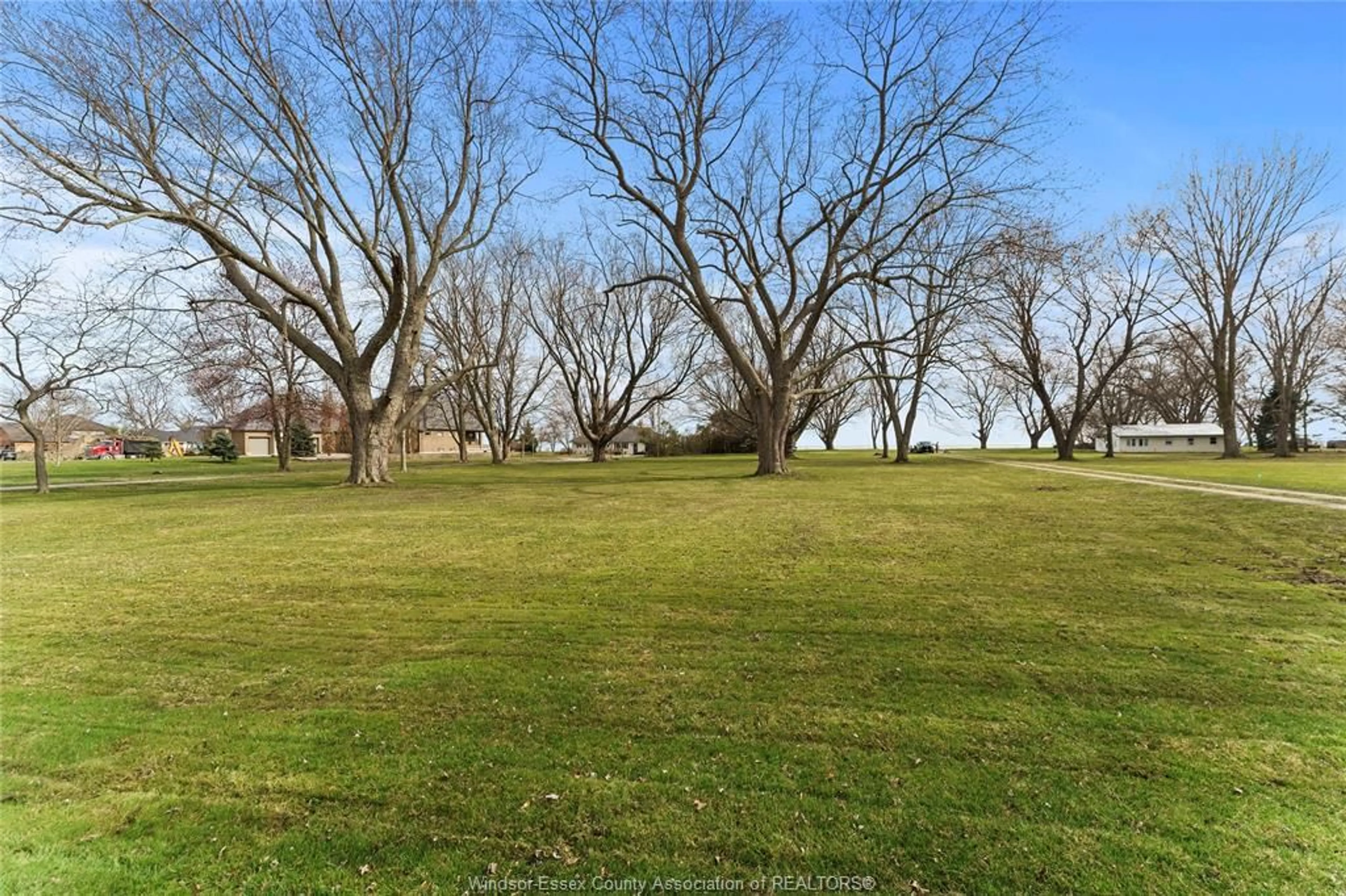 A pic from outside/outdoor area/front of a property/back of a property/a pic from drone, water/lake/river/ocean view for V/L HERITAGE Rd, Kingsville Ontario N9Y 2E6