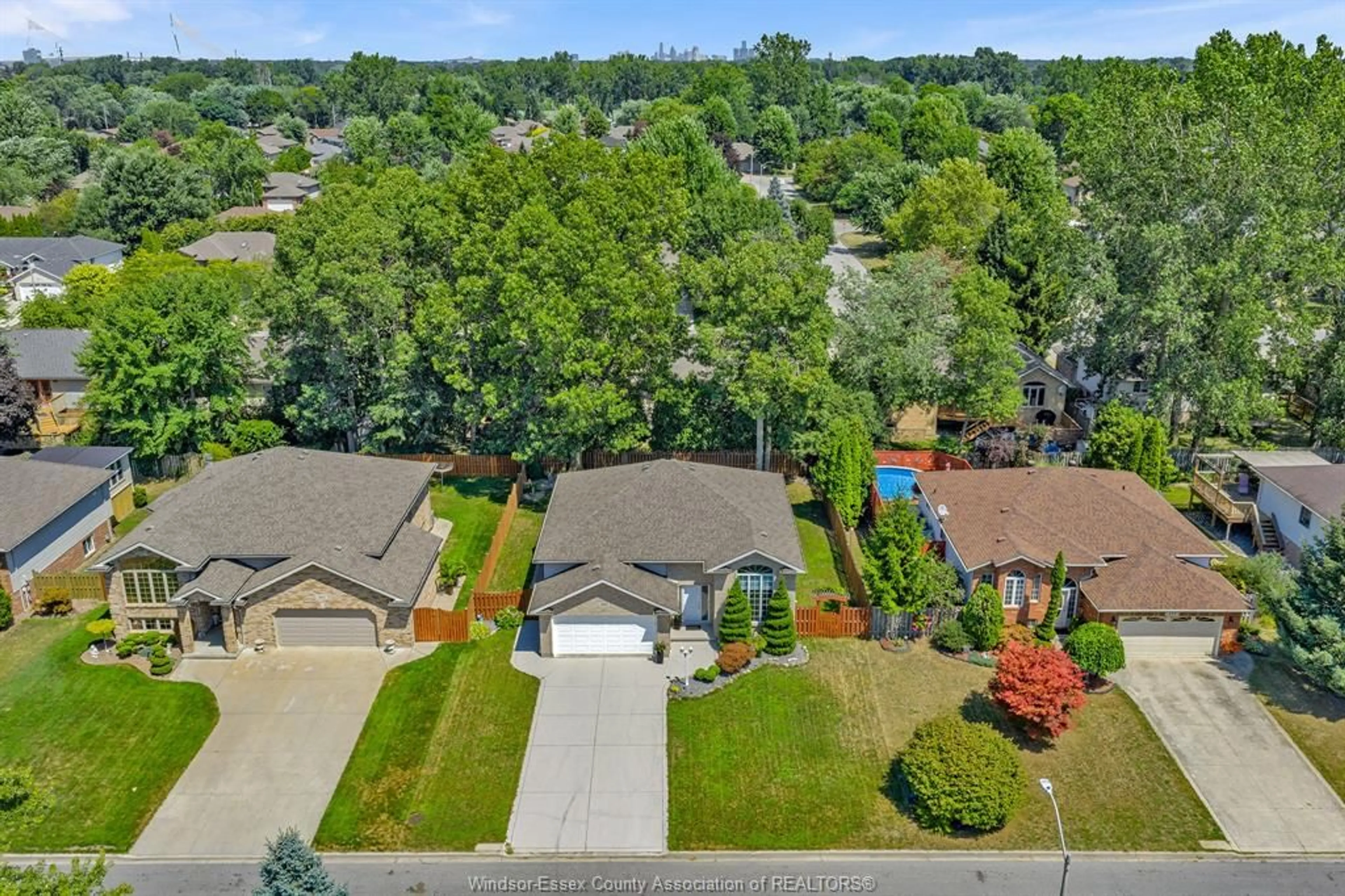 A pic from outside/outdoor area/front of a property/back of a property/a pic from drone, water/lake/river/ocean view for 549 Birmingham, LaSalle Ontario N9J 3M5