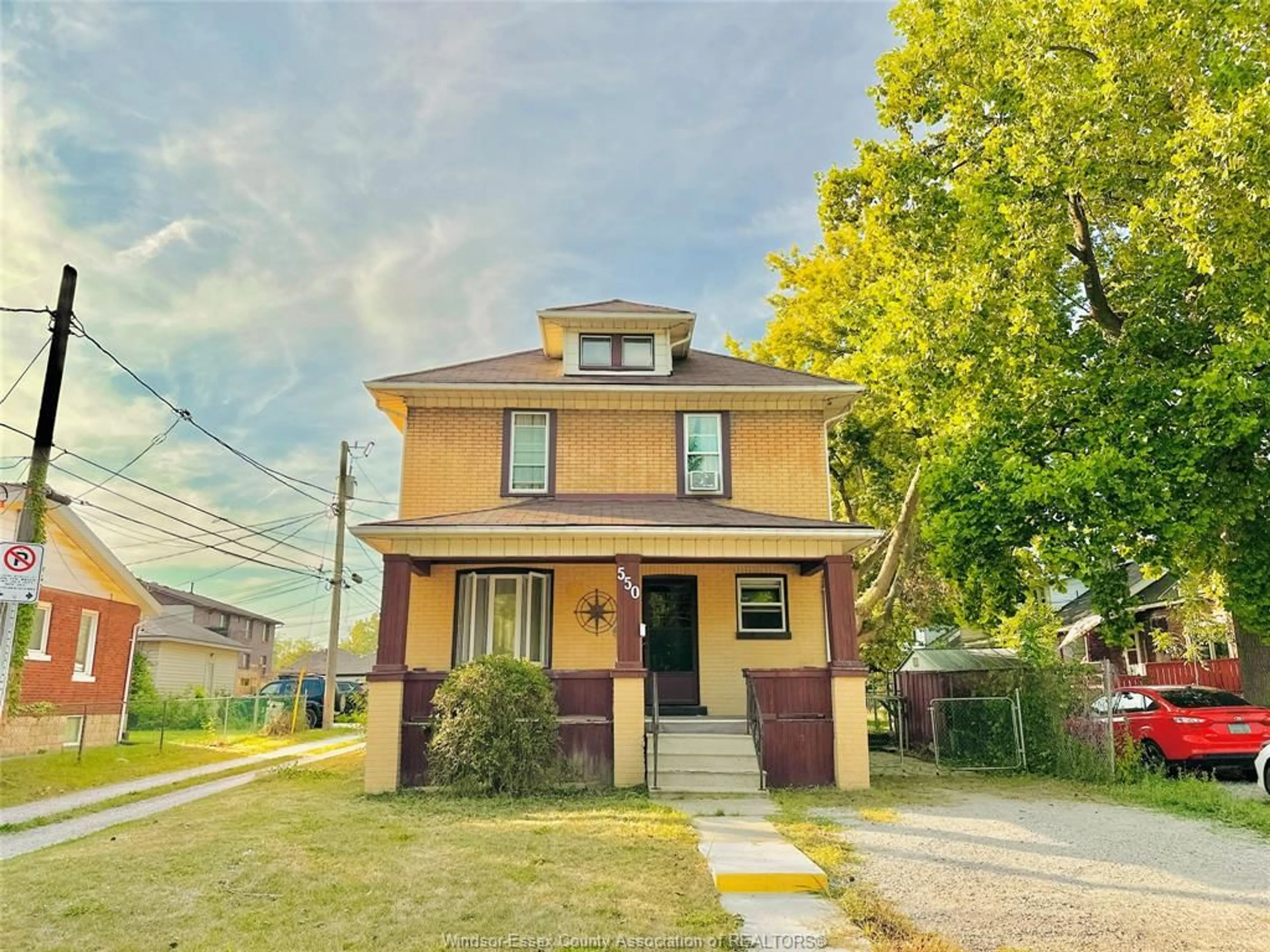 Home with brick exterior material, street for 550 ALLENDALE, Windsor Ontario N8X 2C3