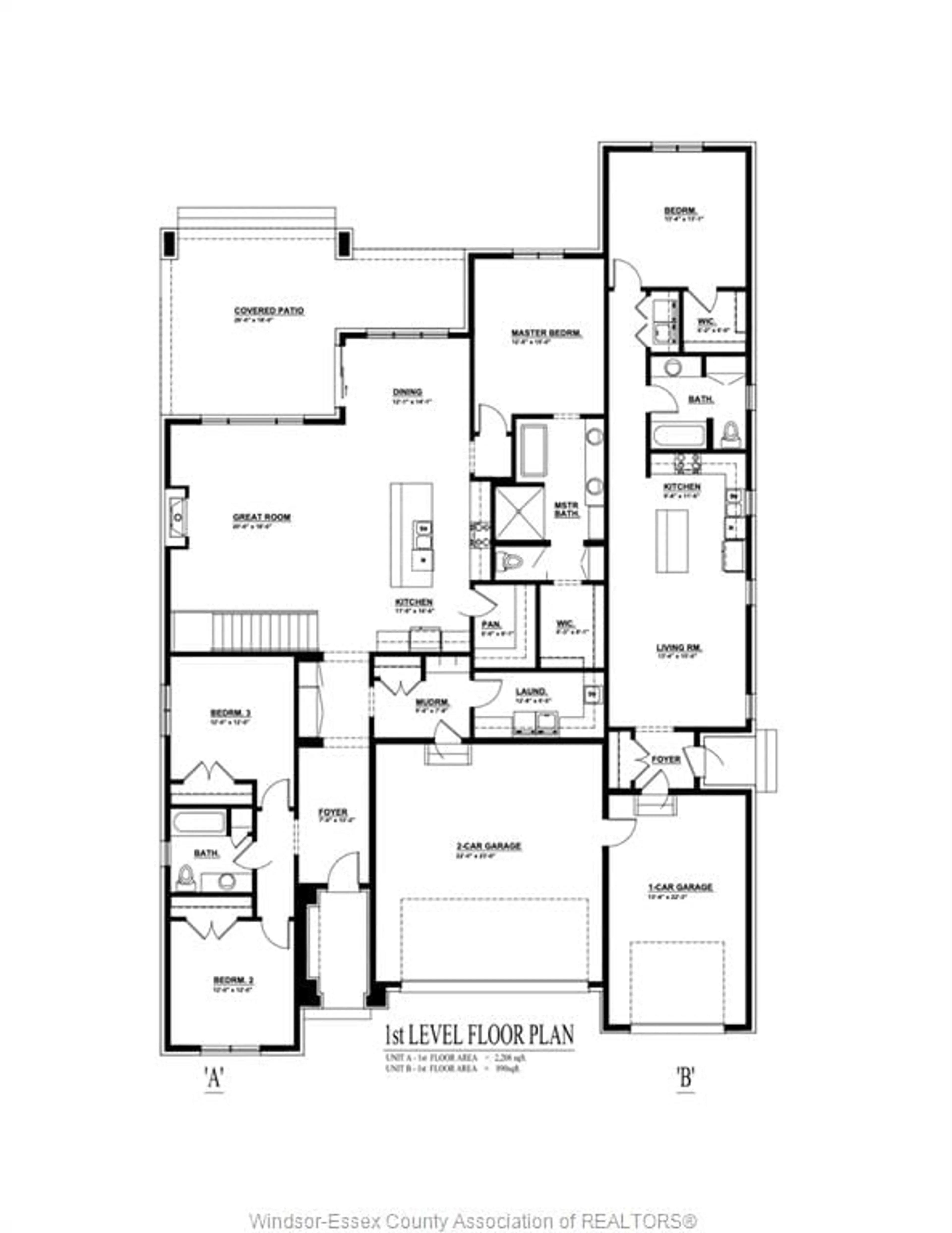 Floor plan for 3580 Oke Dr, LaSalle Ontario N9J 0E9