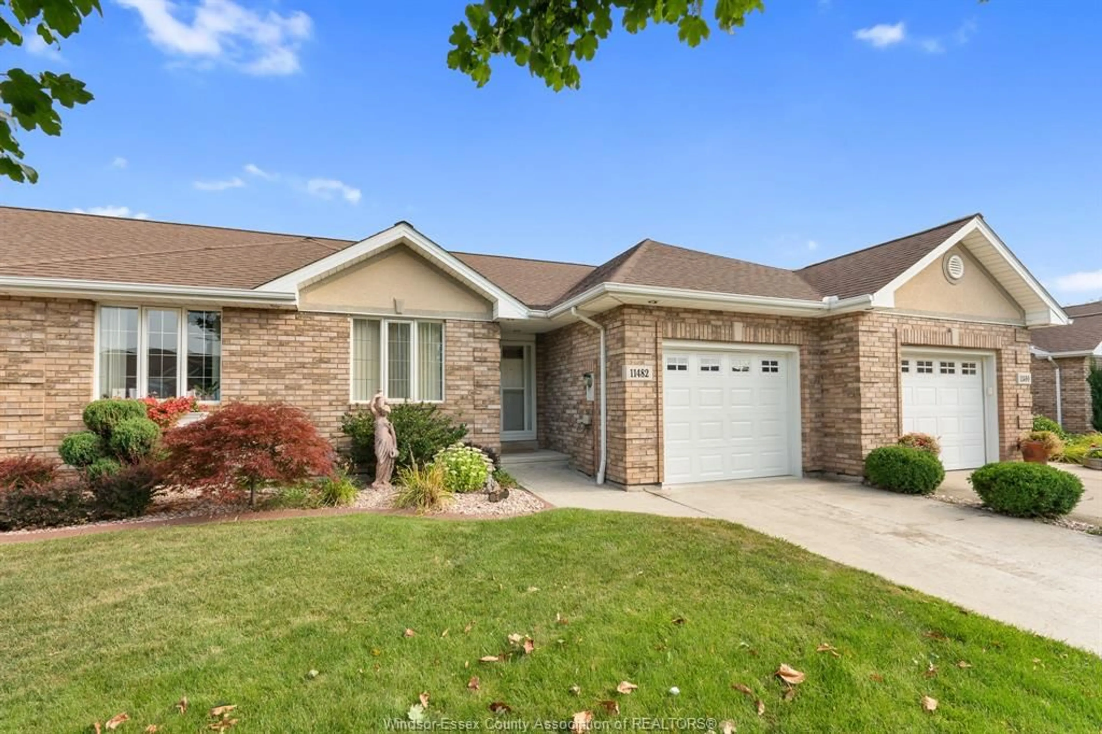 Home with brick exterior material, street for 11482 CORMORANT St, Windsor Ontario N8P 1L7
