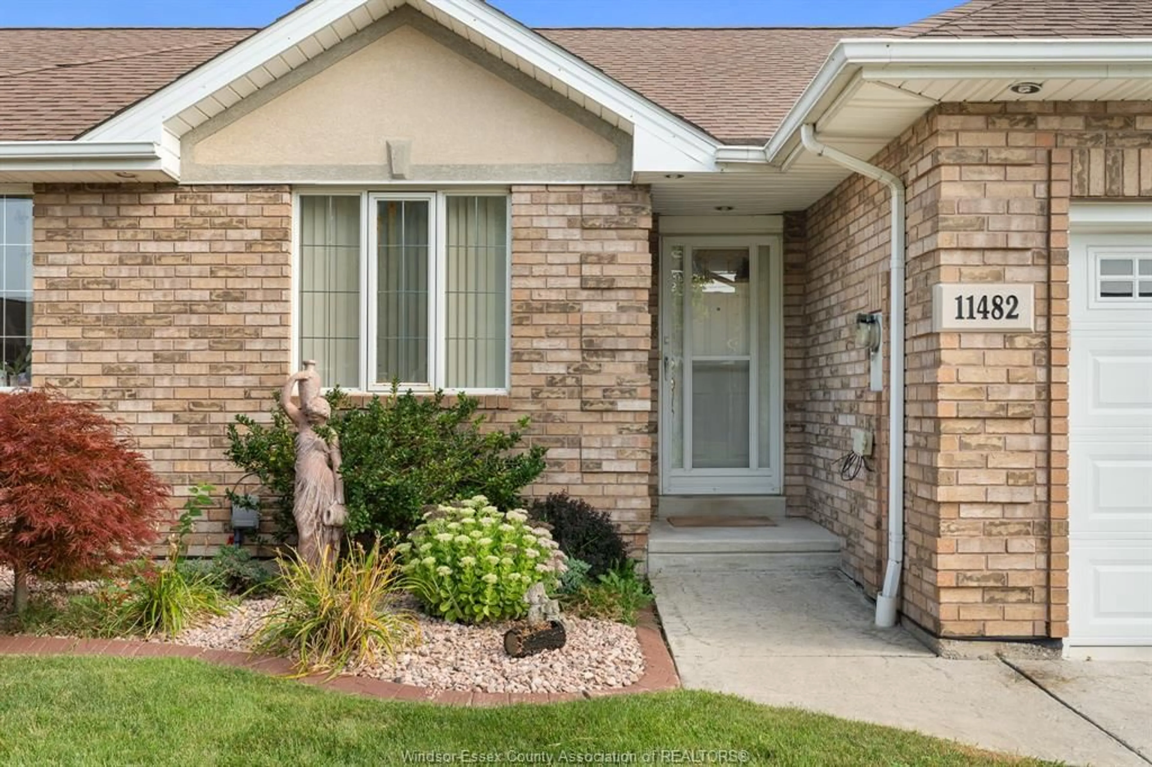 Home with brick exterior material, street for 11482 CORMORANT St, Windsor Ontario N8P 1L7