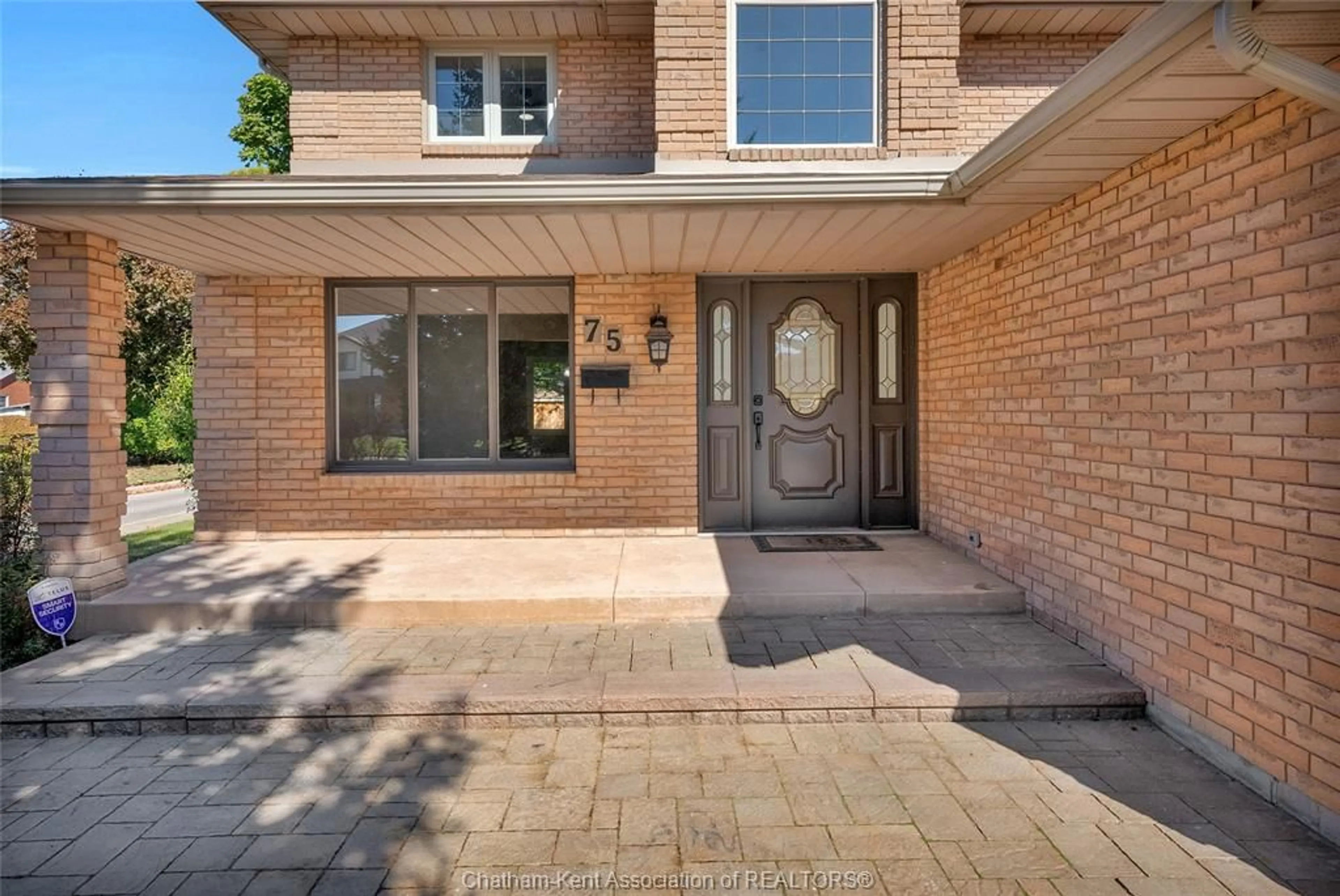 Home with brick exterior material, street for 75 NORWAY MAPLE Dr, Chatham Ontario N7L 5C9