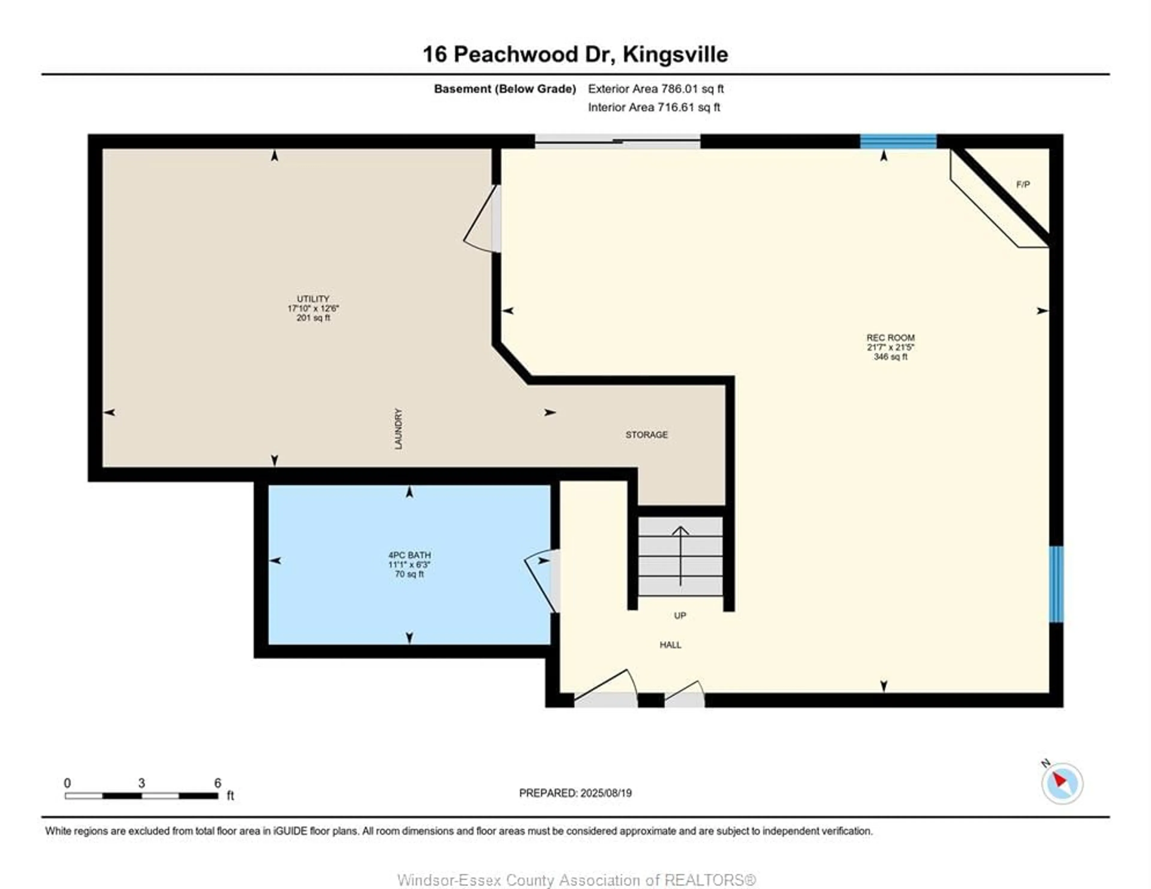 Floor plan for 16 Peachwood Dr, Kingsville Ontario N9Y 4G5