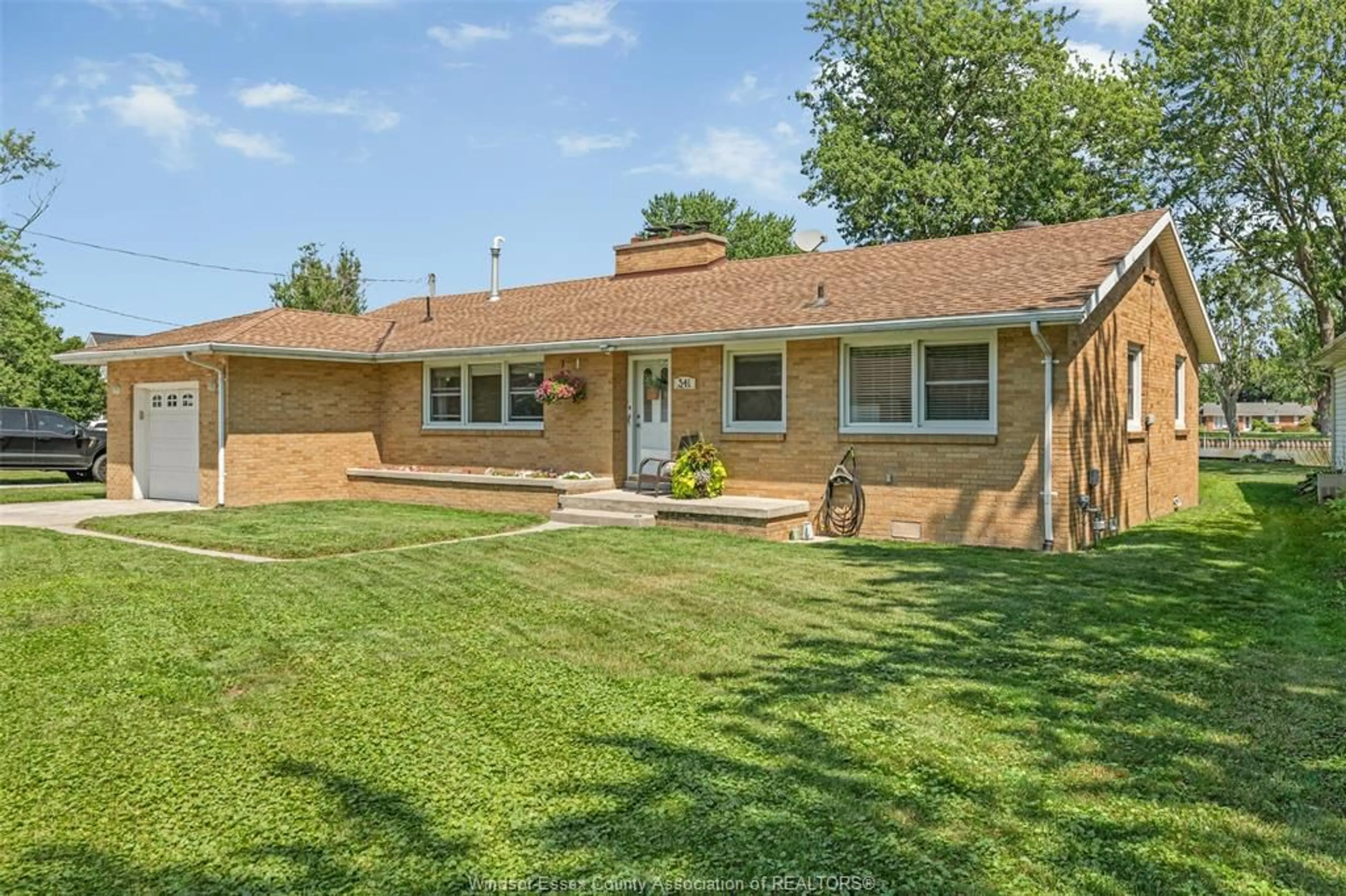 Home with brick exterior material, street for 341 W BELLE RIVER Rd, Lakeshore Ontario N8L 0K7