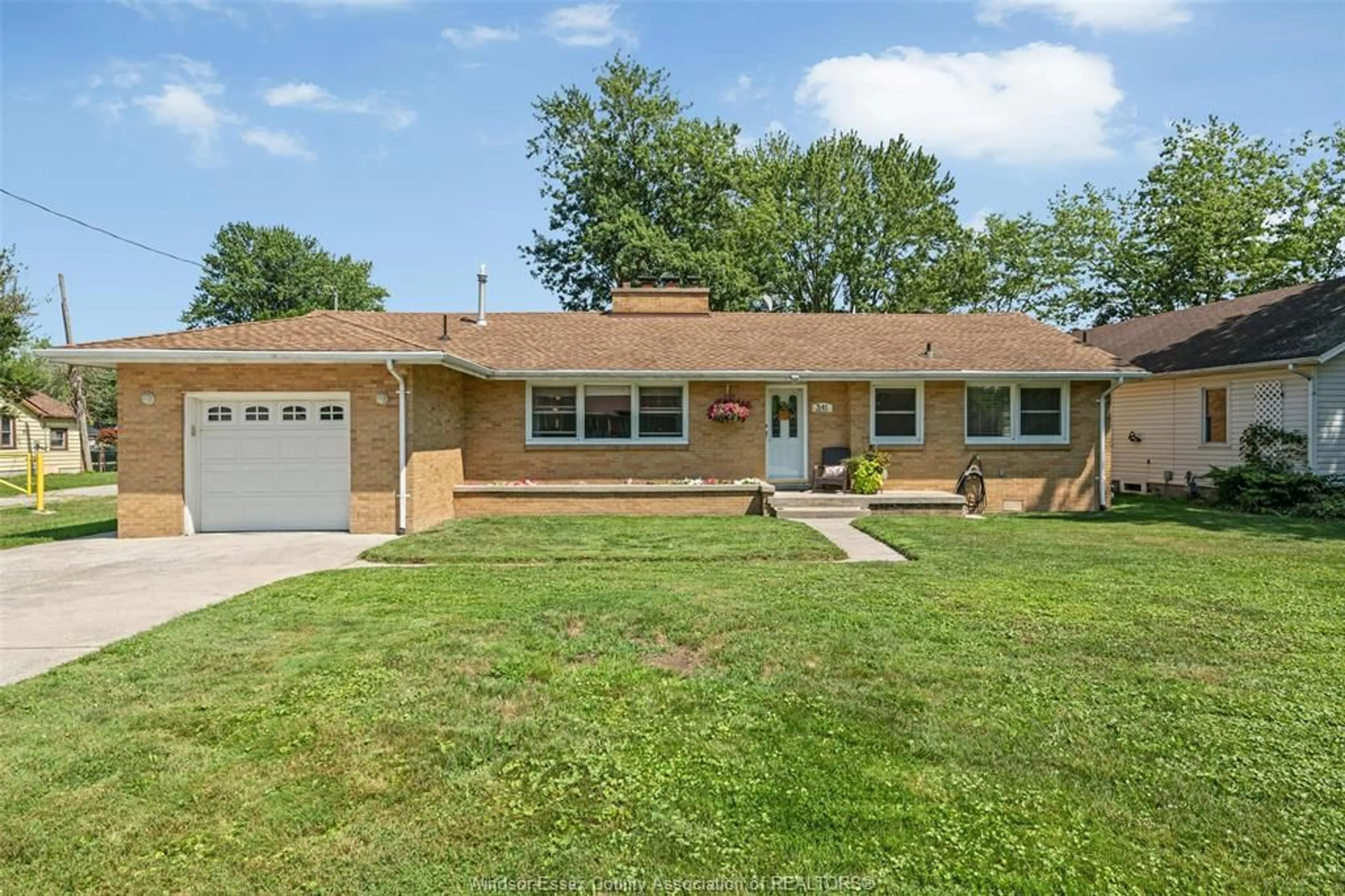 Home with brick exterior material, street for 341 W BELLE RIVER Rd, Lakeshore Ontario N8L 0K7