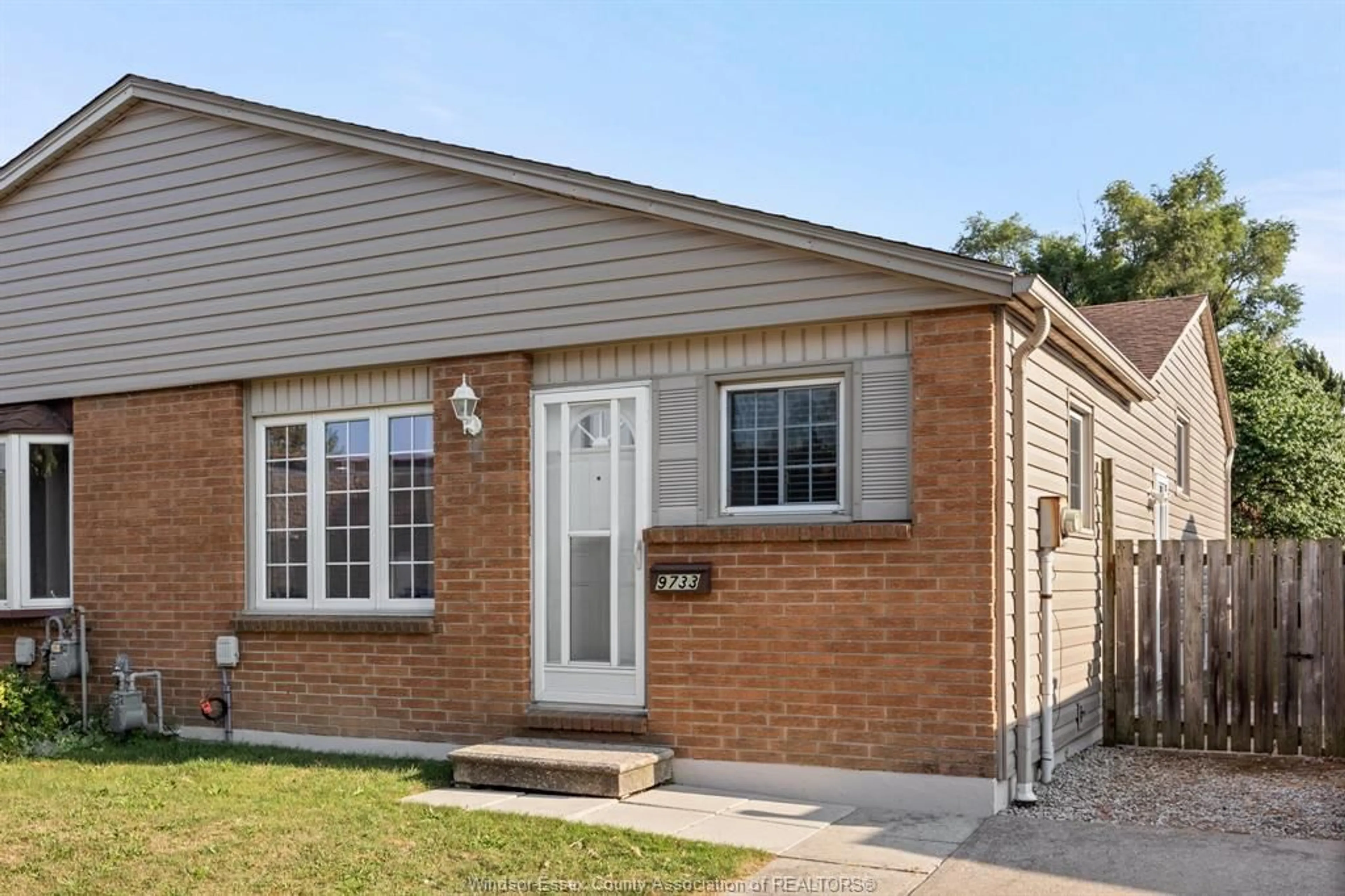 Home with brick exterior material, street for 9733 MELVILLE, Windsor Ontario N8R 1B4