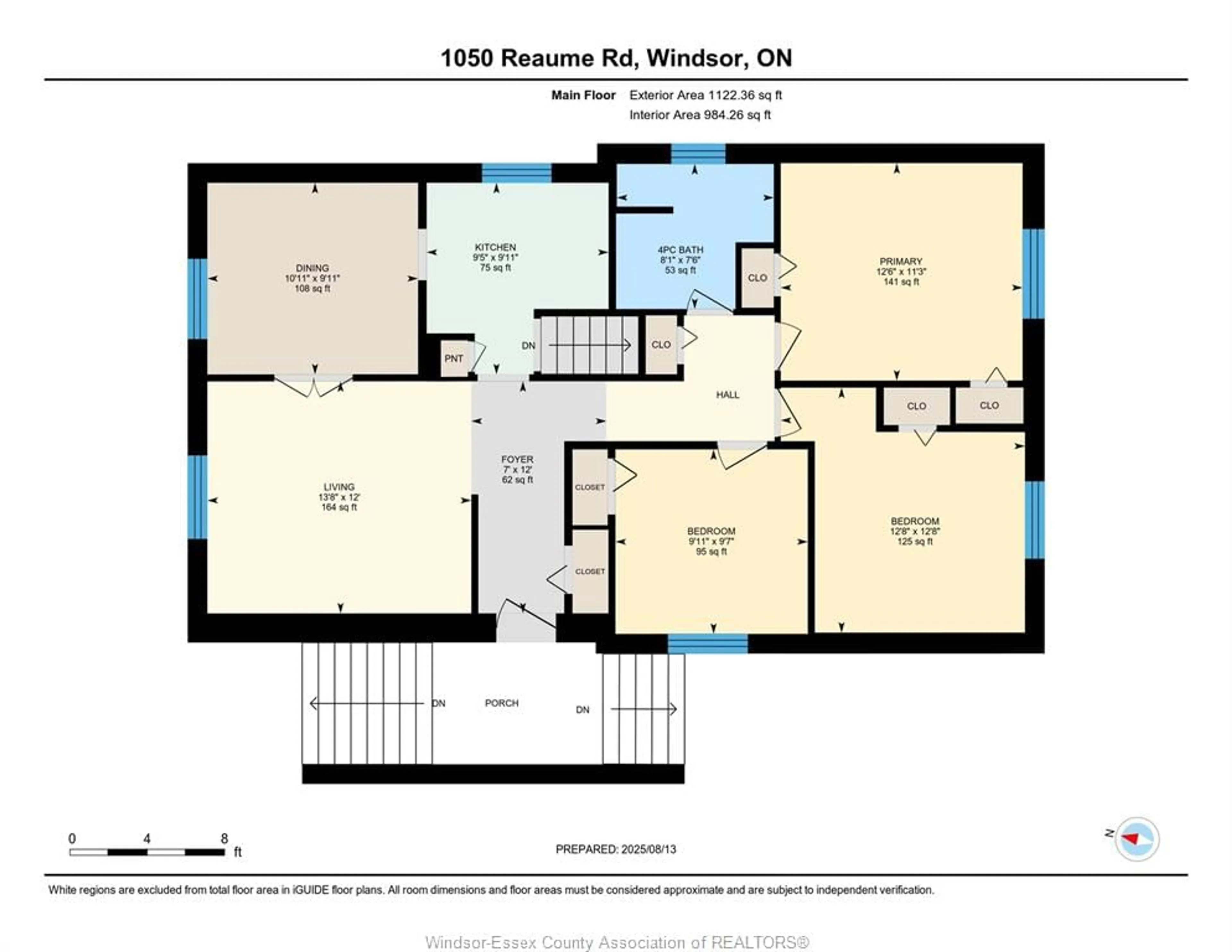 Floor plan for 1050 REAUME Rd, LaSalle Ontario N9J 1C1