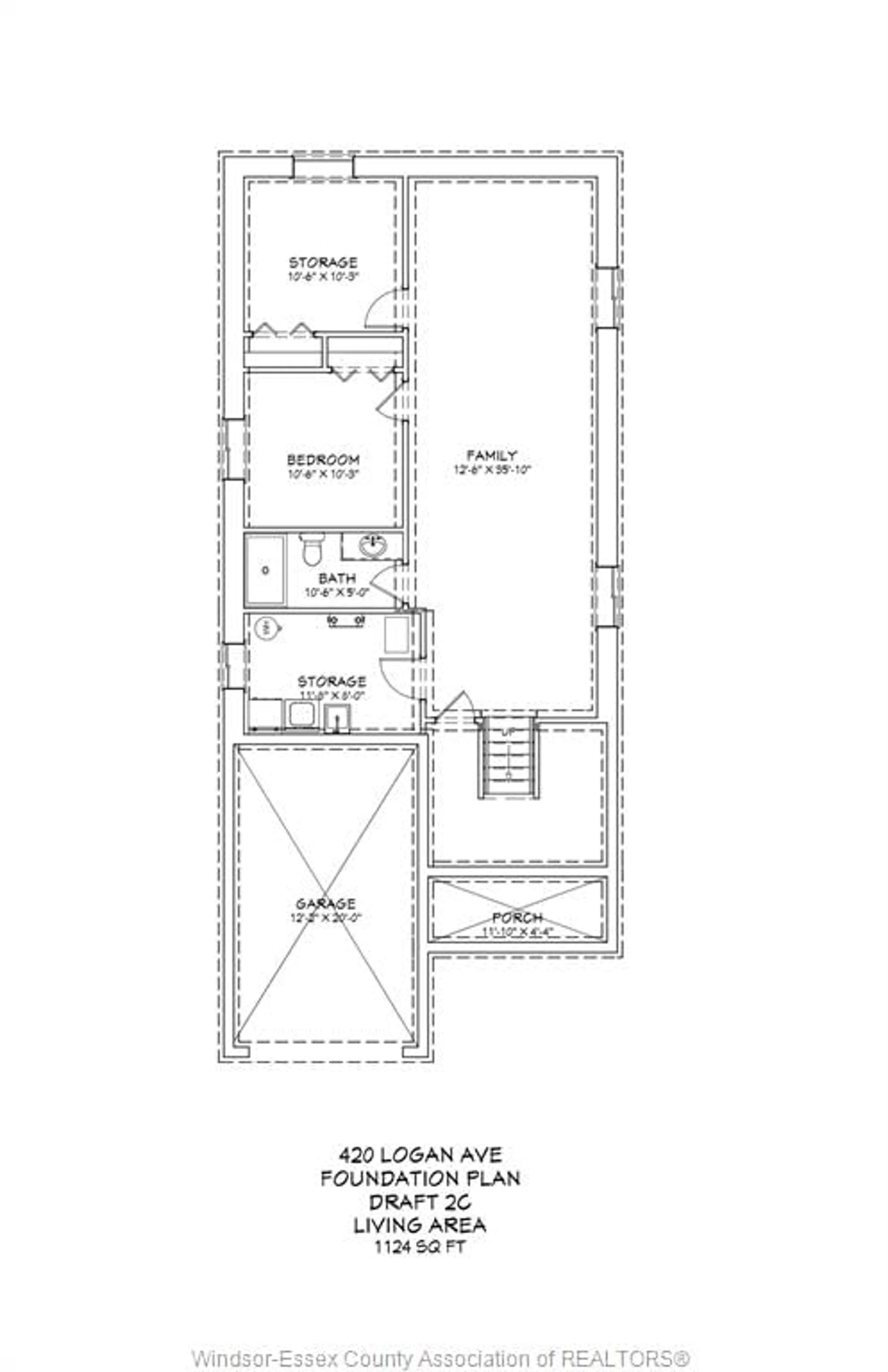 Floor plan for 420 LOGAN, Windsor Ontario N8X 2V4