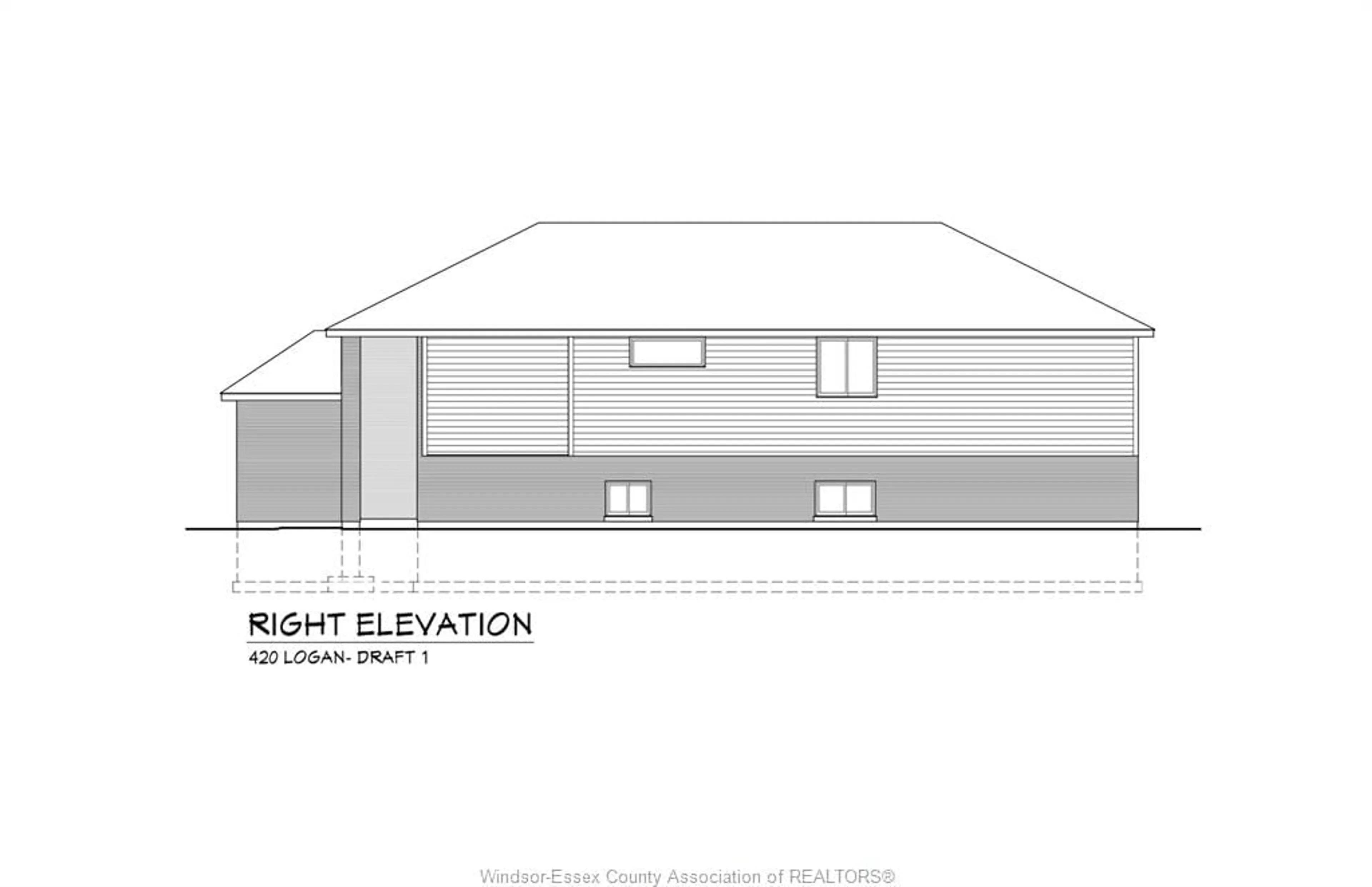 Floor plan for 420 LOGAN, Windsor Ontario N8X 2V4