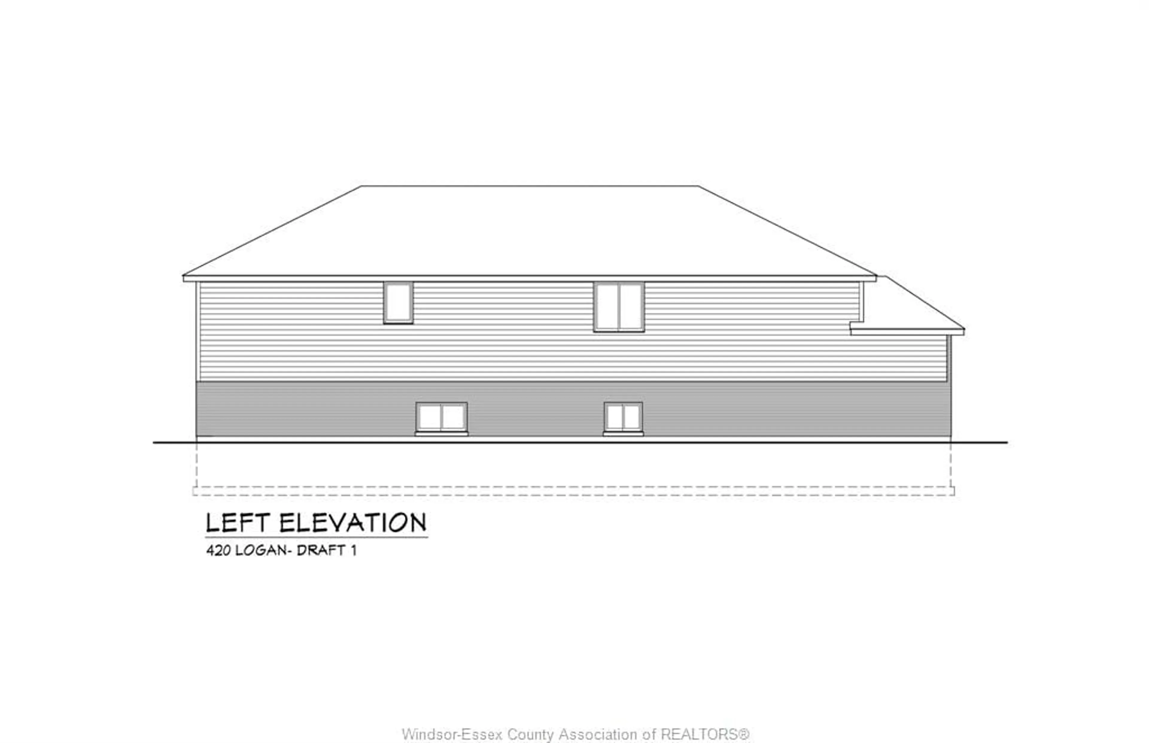 Floor plan for 420 LOGAN, Windsor Ontario N8X 2V4
