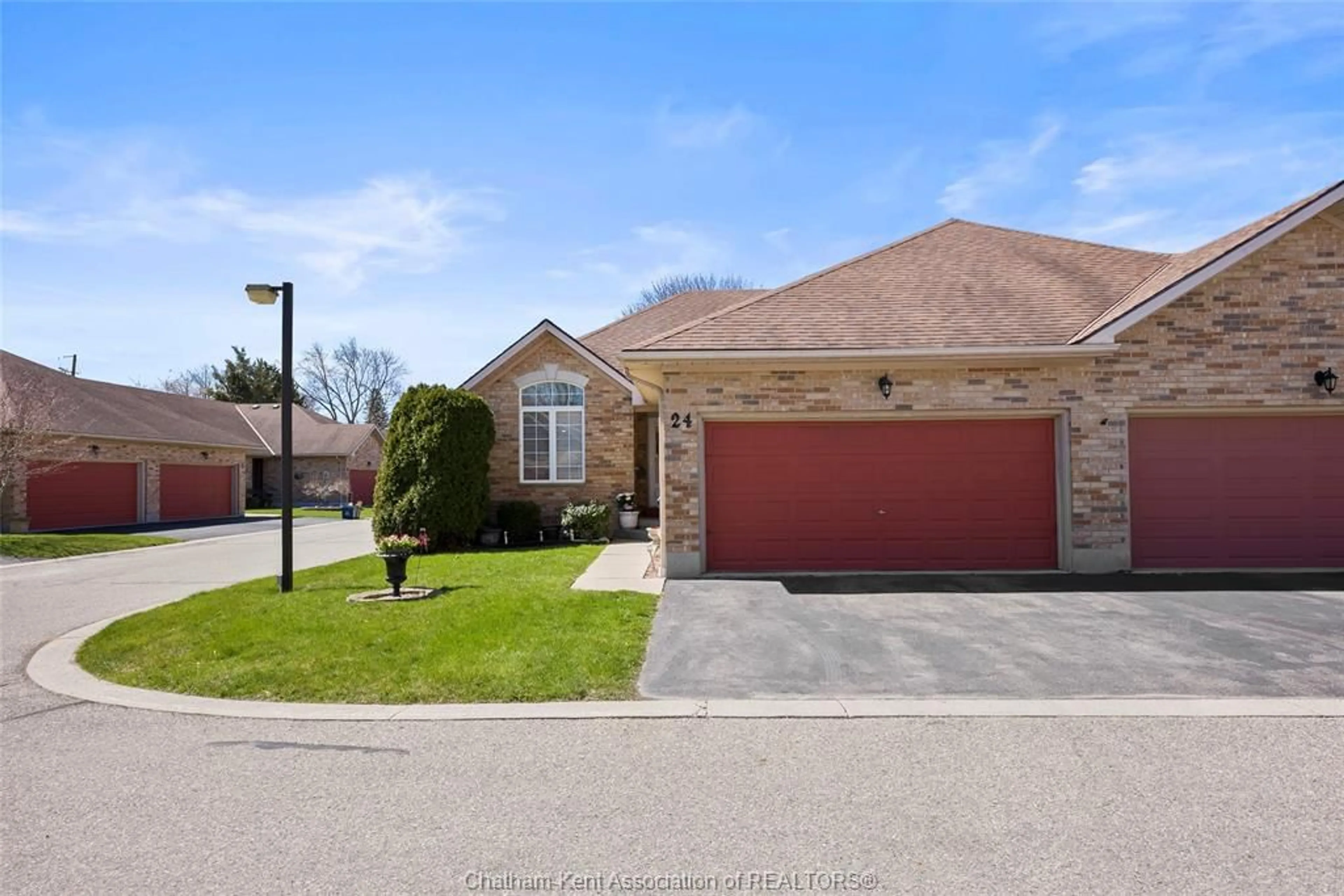 Home with brick exterior material, street for 154 SEMENYN Ave #24, Chatham Ontario N7L 3S1