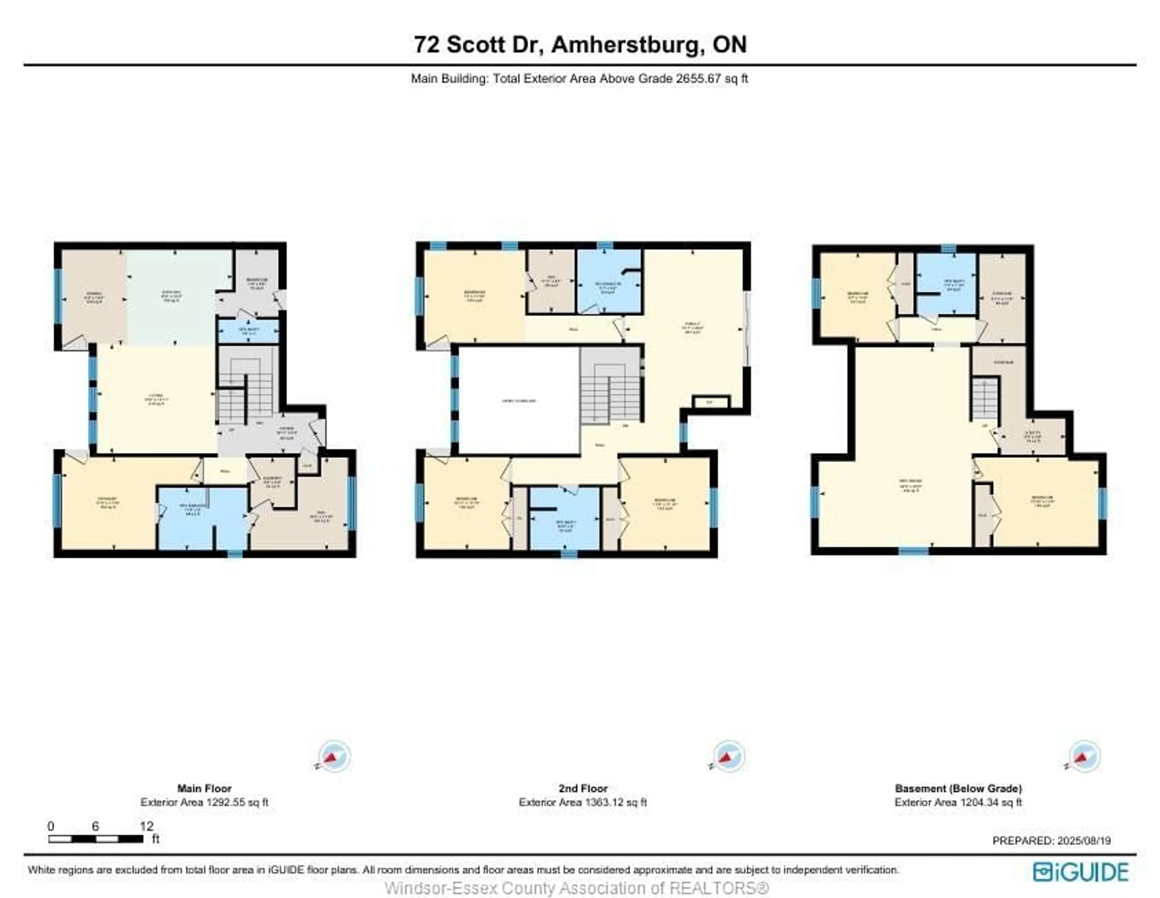 Floor plan for 72 SCOTT Dr, Amherstburg Ontario N9V 1V4
