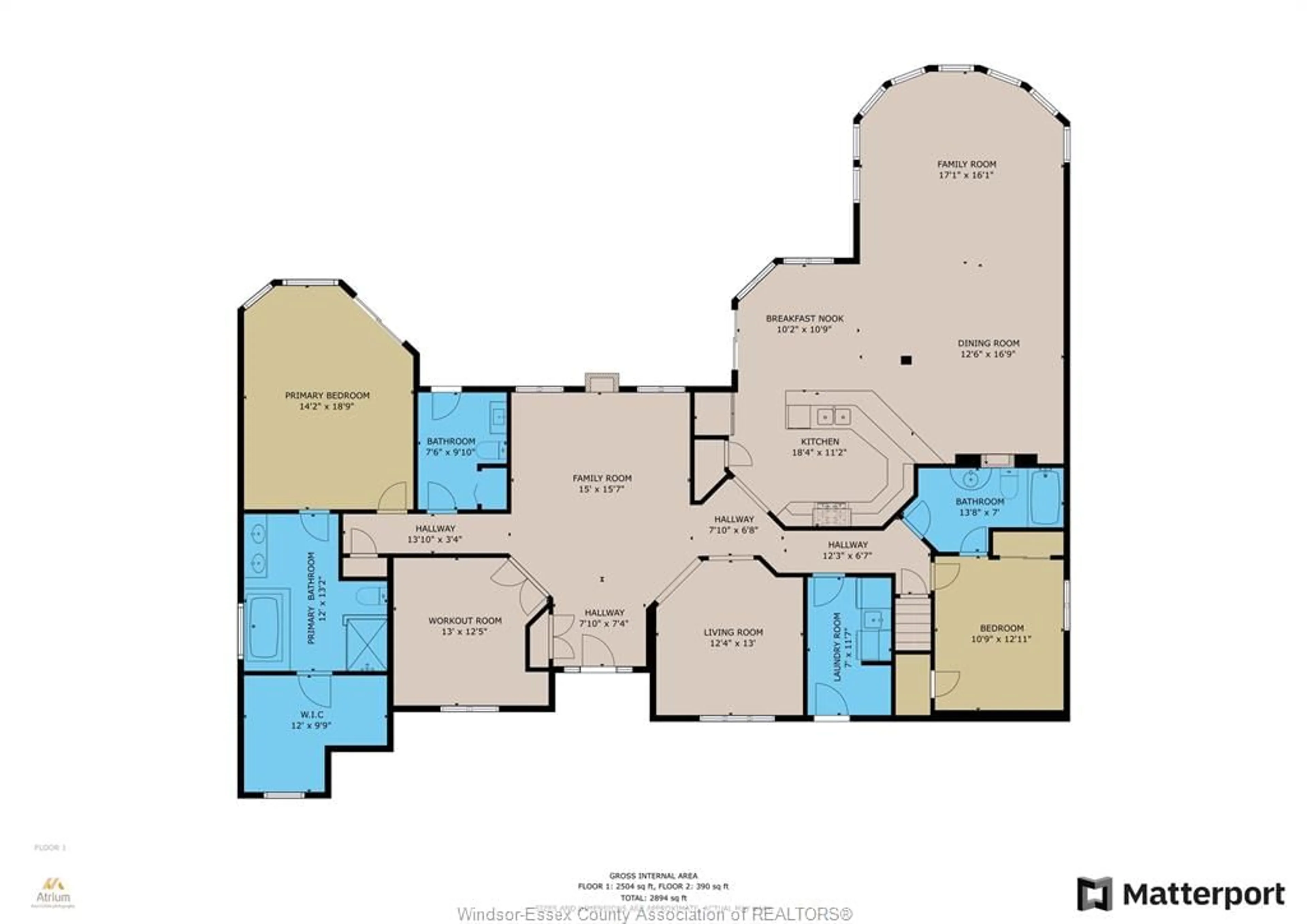 Floor plan for 360 ANDREW Cres, Belle River Ontario N0R 1A0