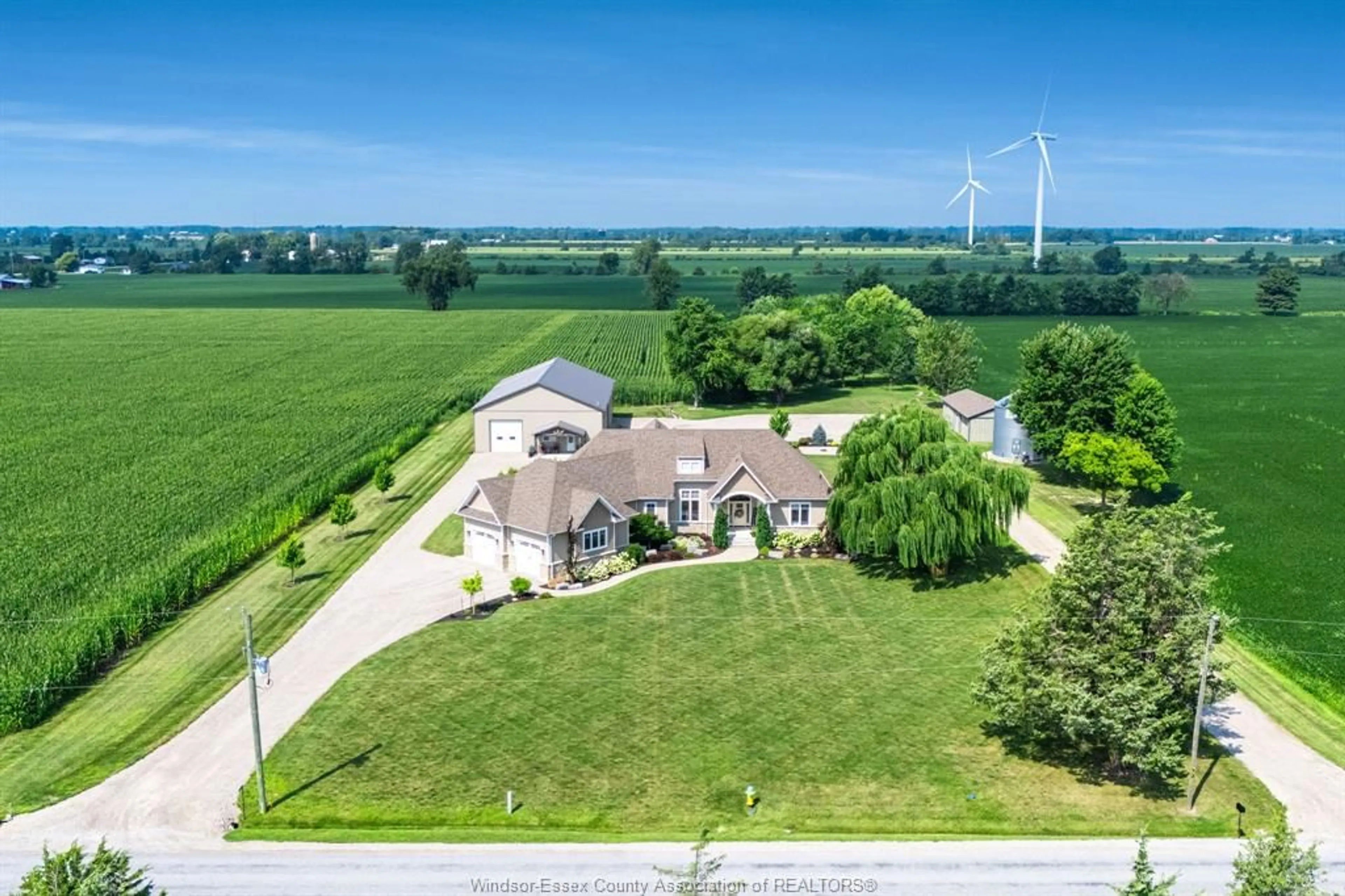 A pic from outside/outdoor area/front of a property/back of a property/a pic from drone, unknown for 4191 Graham Side Rd, Kingsville Ontario N0P 2G0
