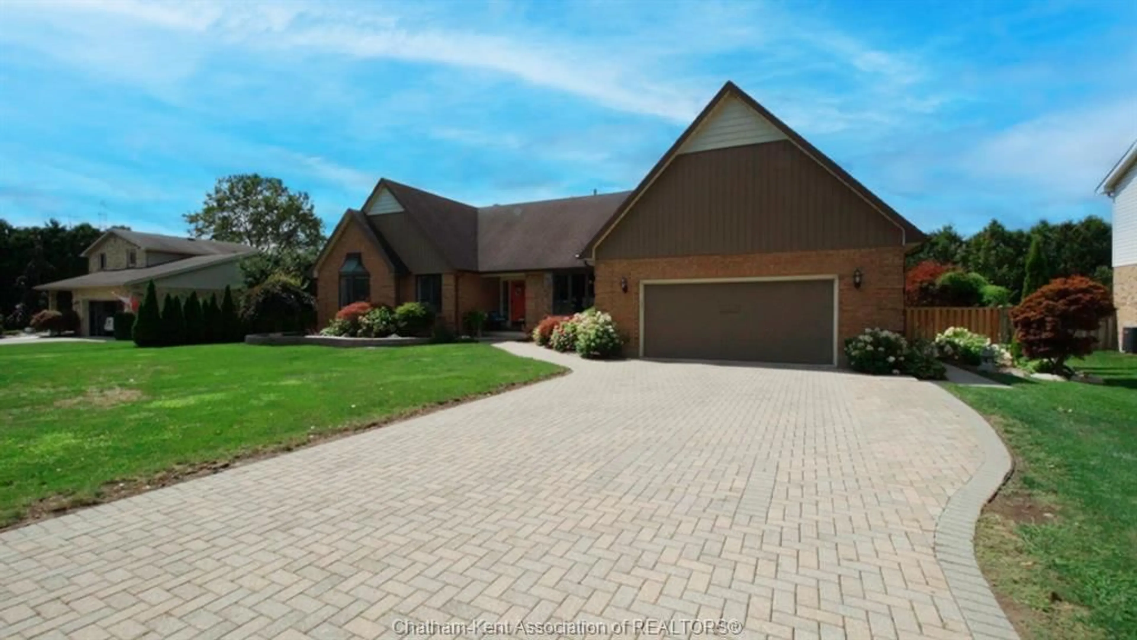 Home with brick exterior material, street for 22872 EAST LAWN Rd, Chatham Ontario N7M 5J4