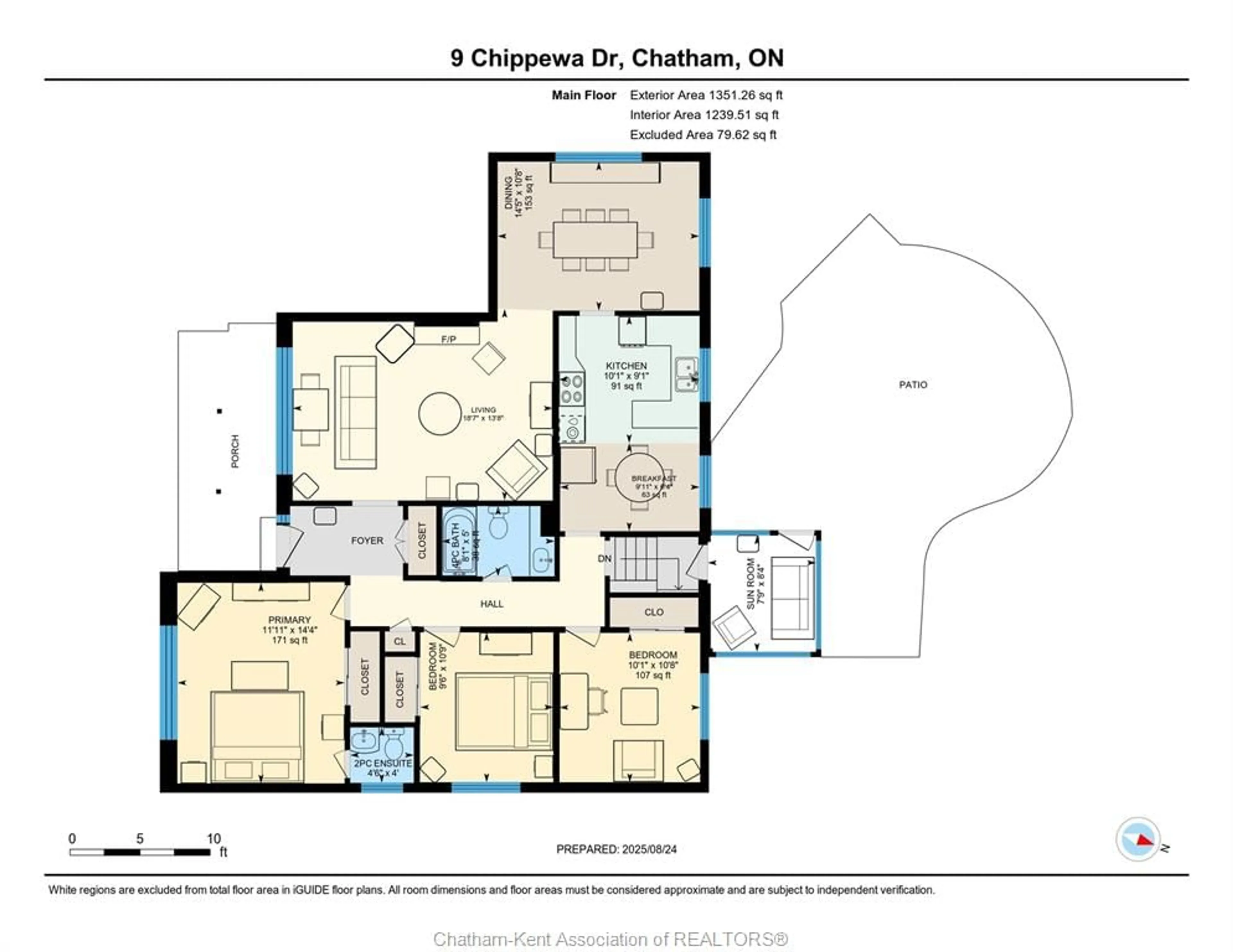Floor plan for 9 CHIPPEWA Dr, Chatham Ontario N7M 2B3