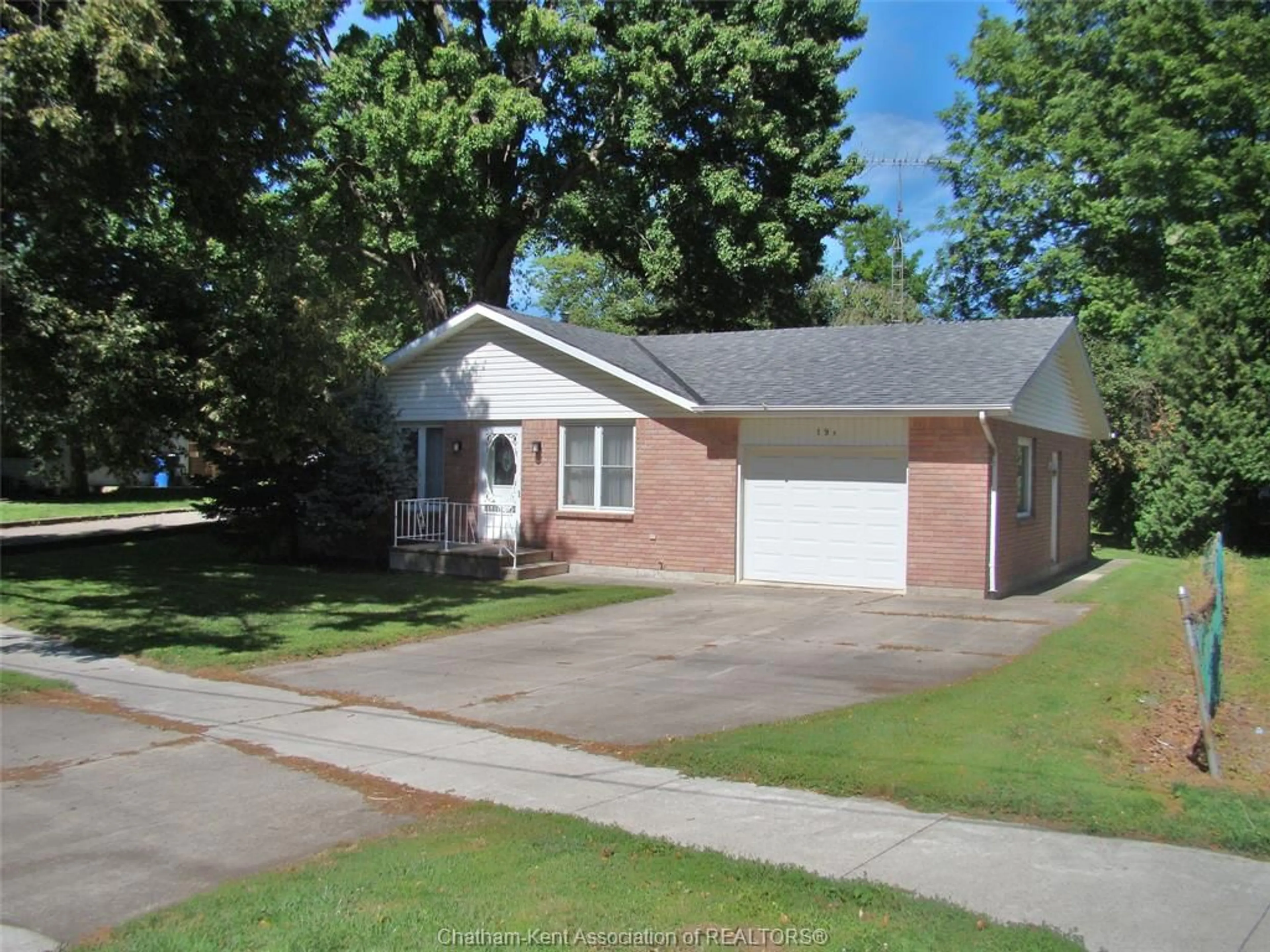 Home with brick exterior material, street for 19A ERIE St, Ridgetown Ontario N0P 2C0