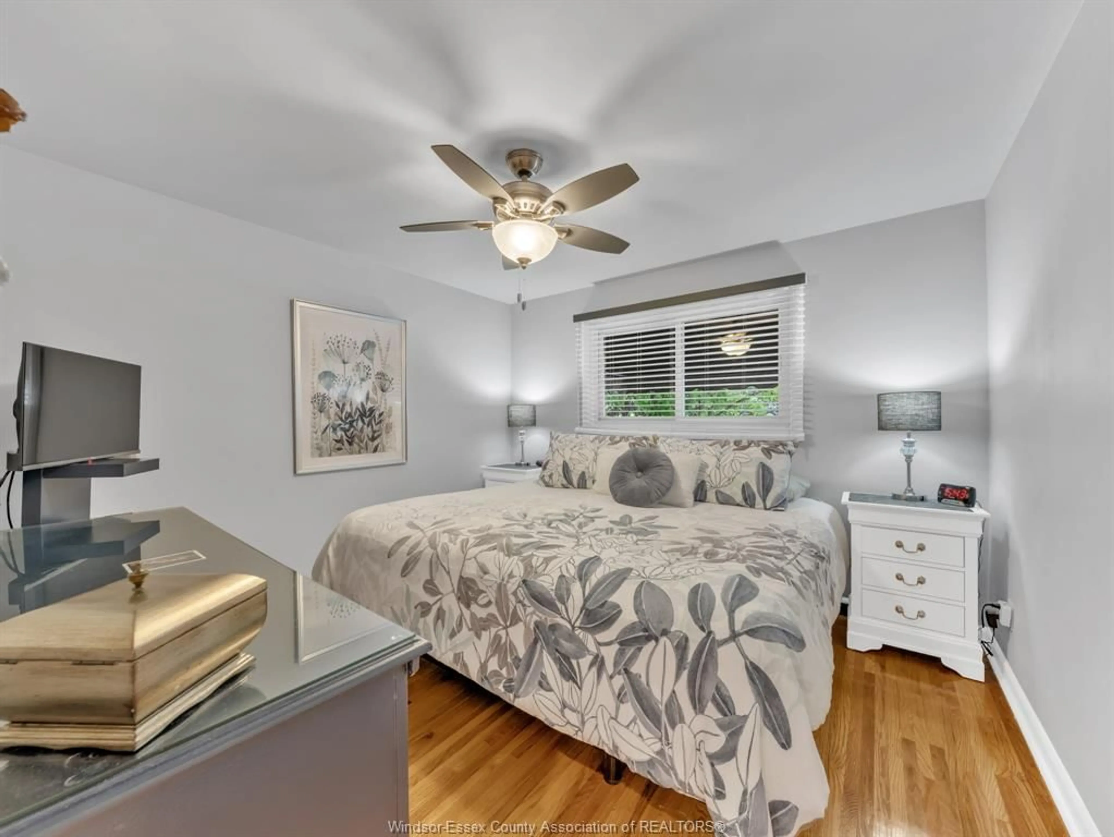 Bedroom with bed, wood/laminate floor for 3100 ASKIN, Windsor Ontario N9E 3J3