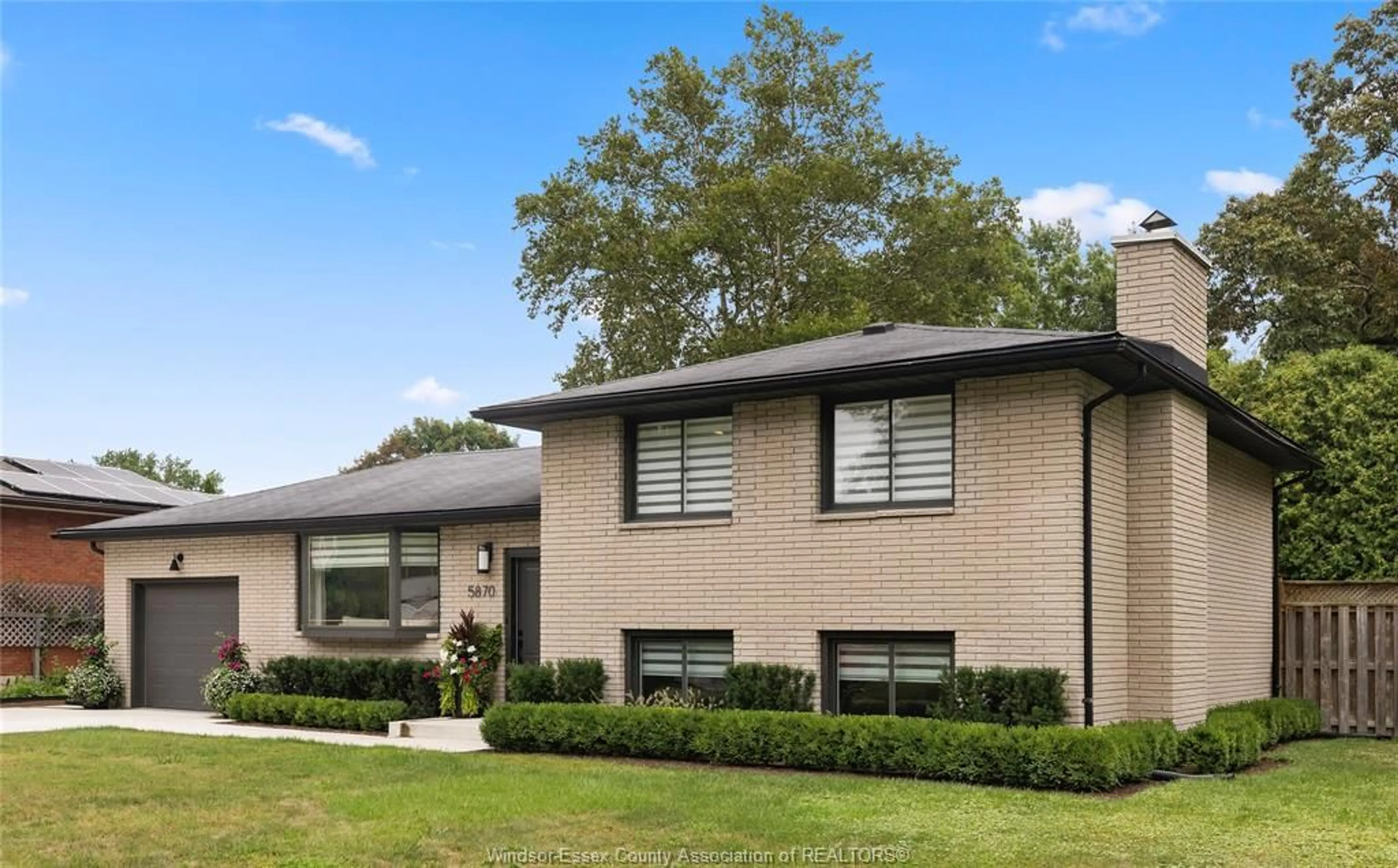 Home with brick exterior material, street for 5870 CANADA St, LaSalle Ontario N9H 1M3