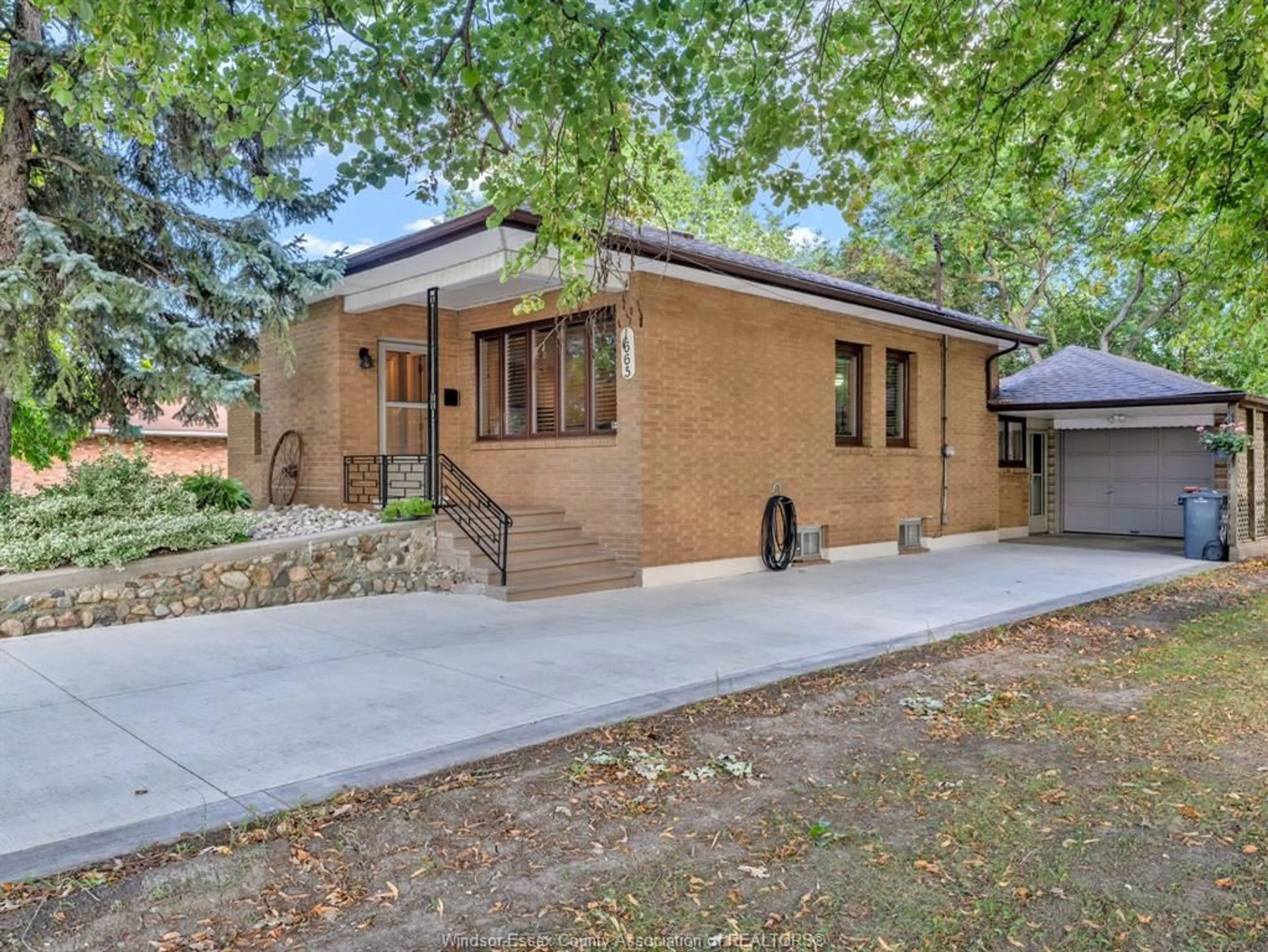 Home with brick exterior material, street for 1665 GRAND MARAIS, Windsor Ontario N8W 1W3