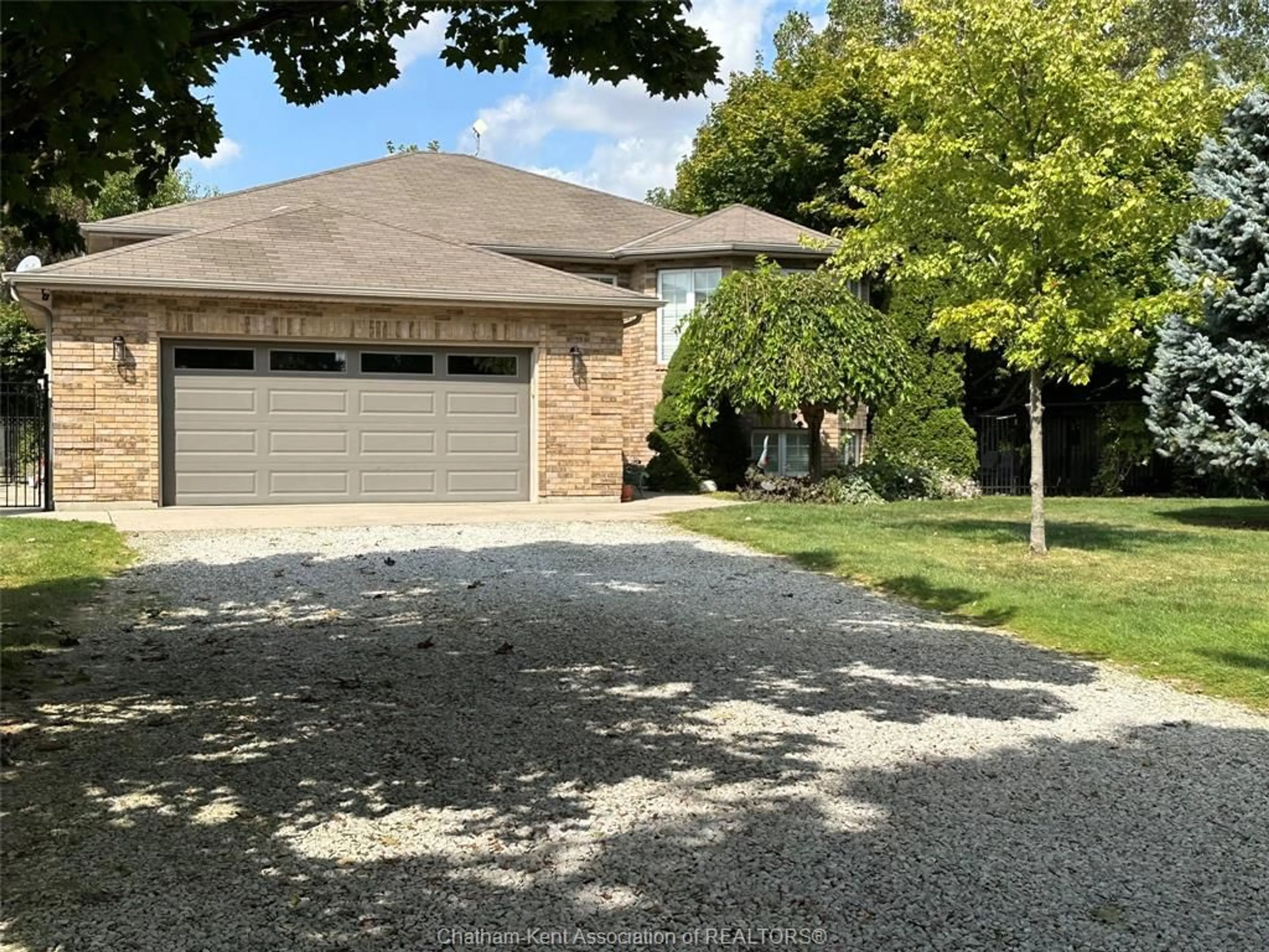 A pic from outside/outdoor area/front of a property/back of a property/a pic from drone, street for 9057 Indian Creek Line, Chatham-Kent Ontario N7M 5J3