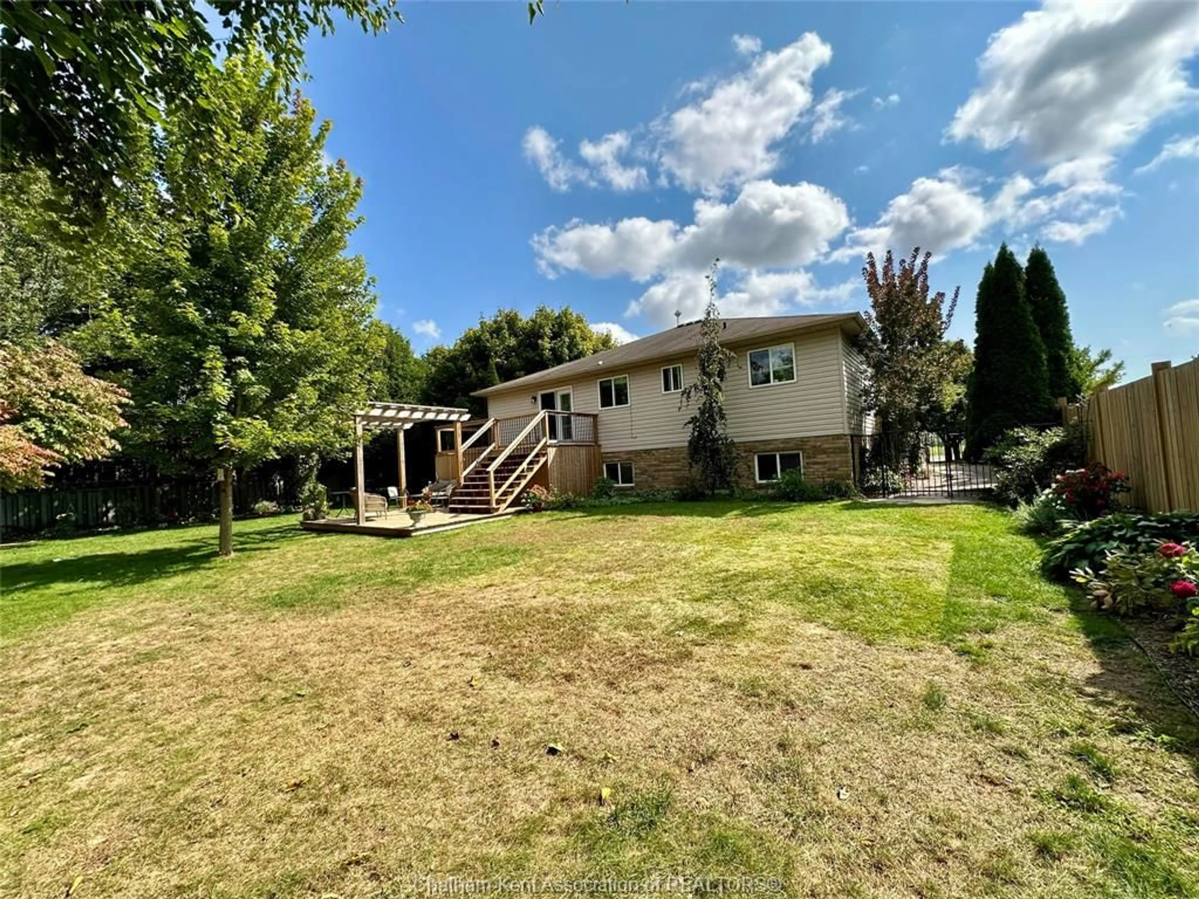 A pic from outside/outdoor area/front of a property/back of a property/a pic from drone, water/lake/river/ocean view for 9057 Indian Creek Line, Chatham-Kent Ontario N7M 5J3