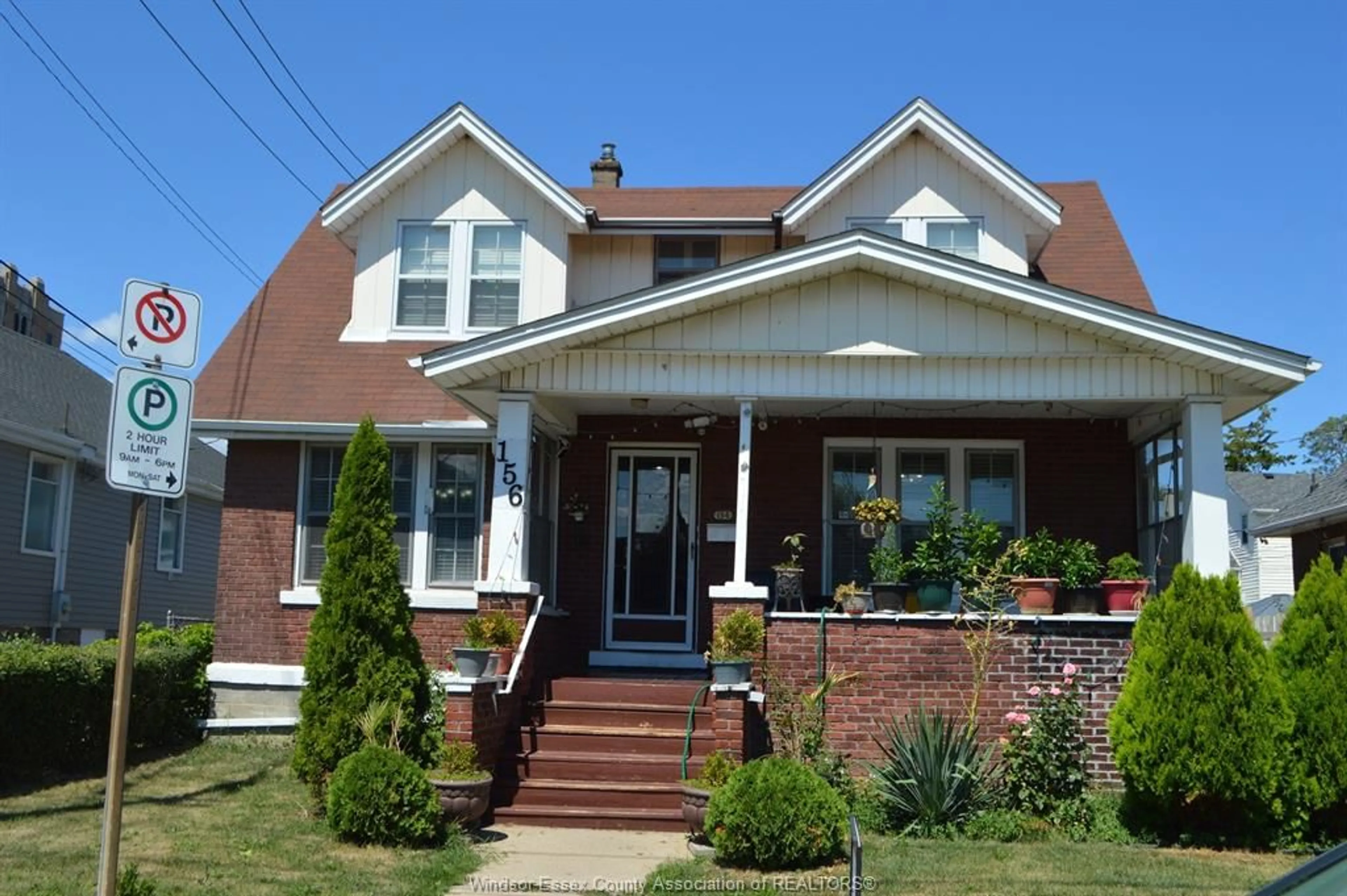 Home with brick exterior material, street for 156 GILES Blvd, Windsor Ontario N9A 4B9