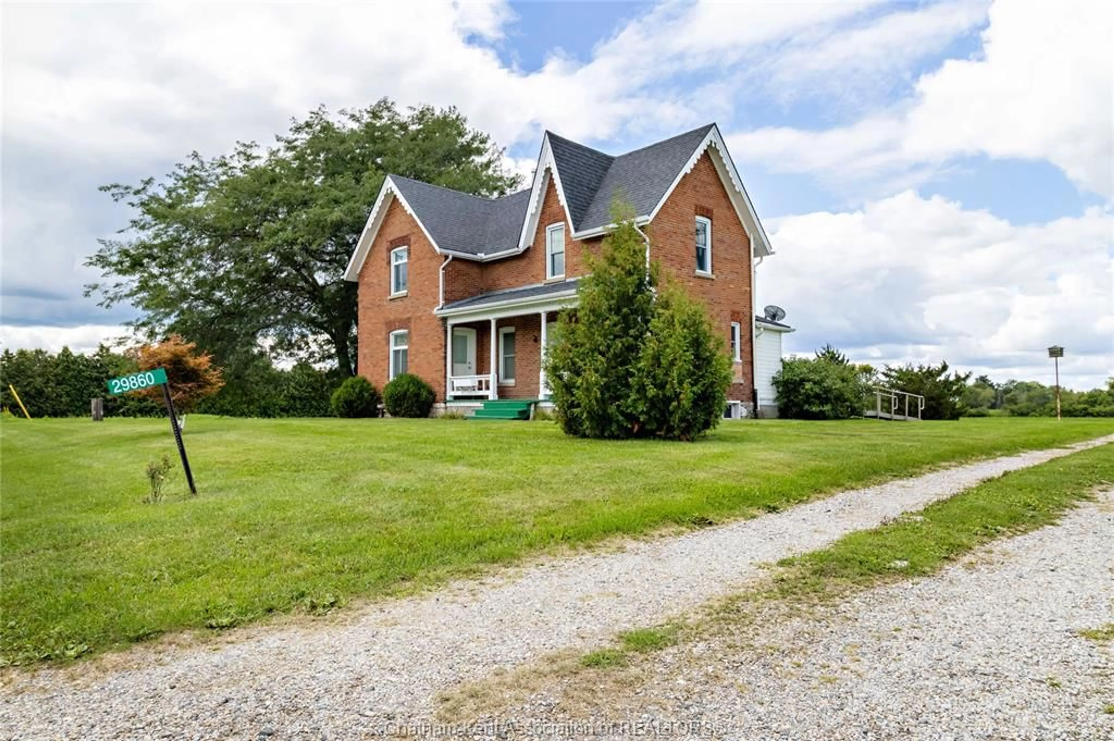 A pic from outside/outdoor area/front of a property/back of a property/a pic from drone, building for 29860 IRISH SCHOOL Rd, Dresden Ontario N0P 1M0