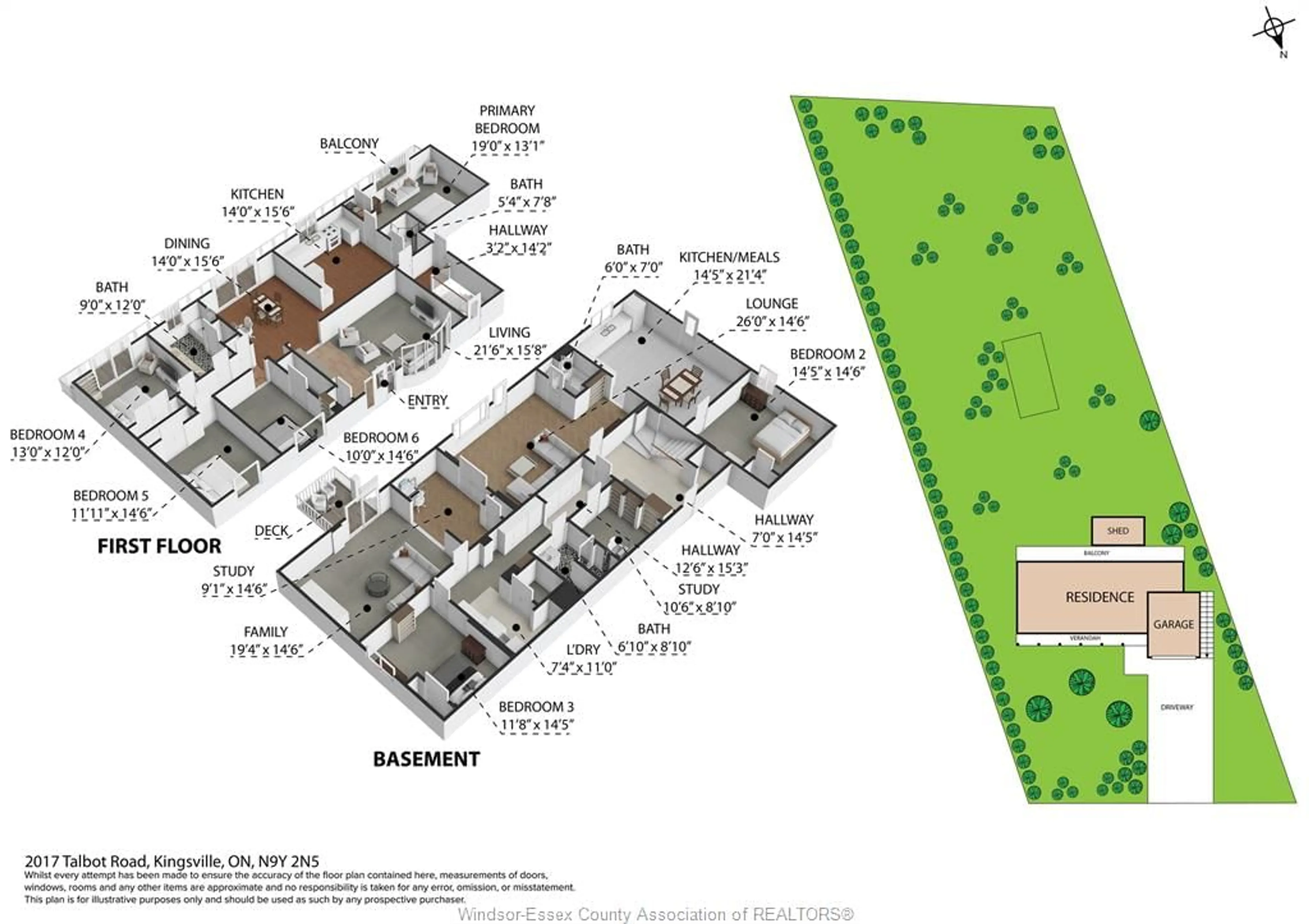 Floor plan for 2017 Talbot Rd, Kingsville Ontario N9Y 2E4