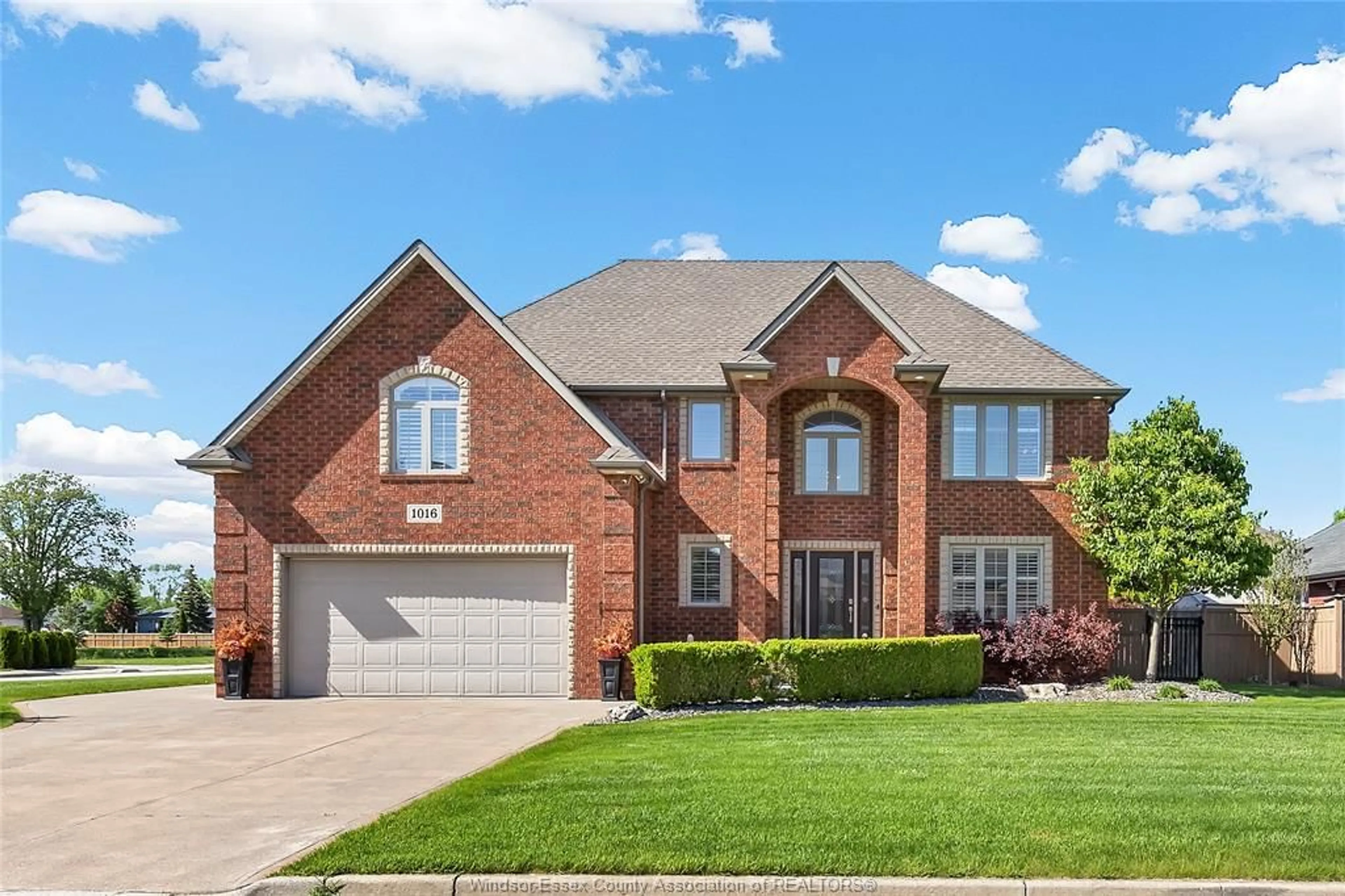 Home with brick exterior material, street for 1016 Chelsea Park Way, Lakeshore Ontario N8L 0W2