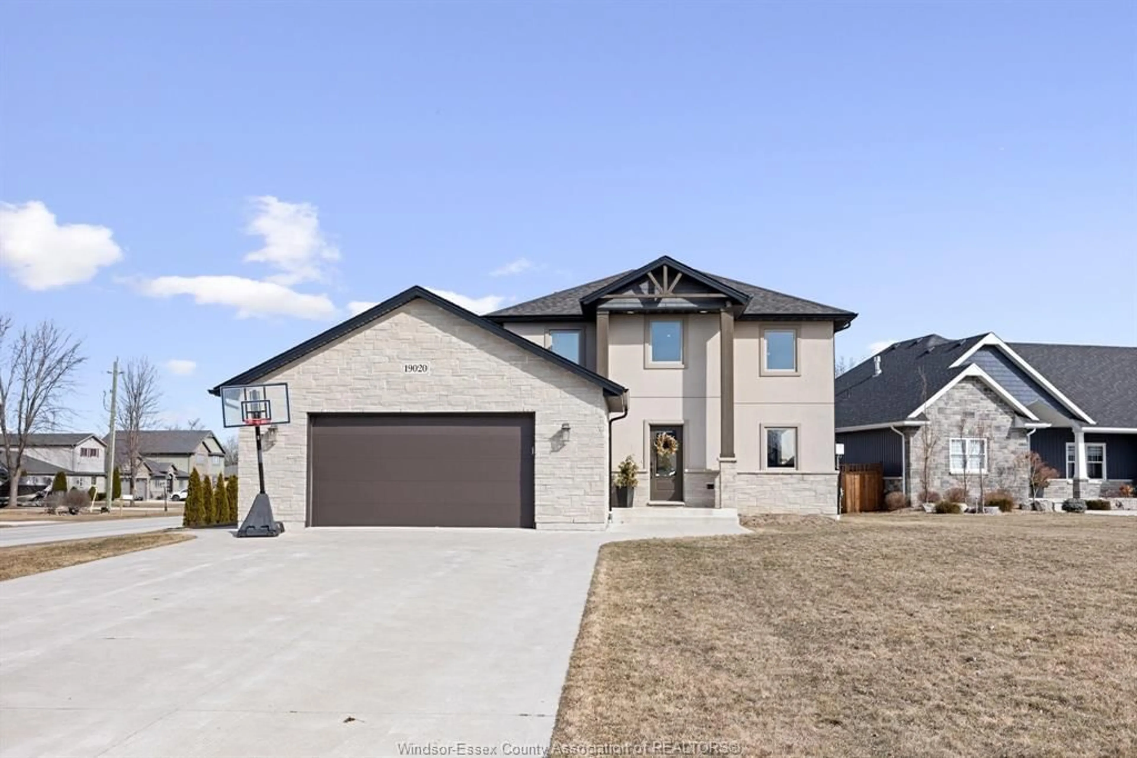 Home with brick exterior material, street for 19020 HAVEN Ave, Lakeshore Ontario N0P 2L0