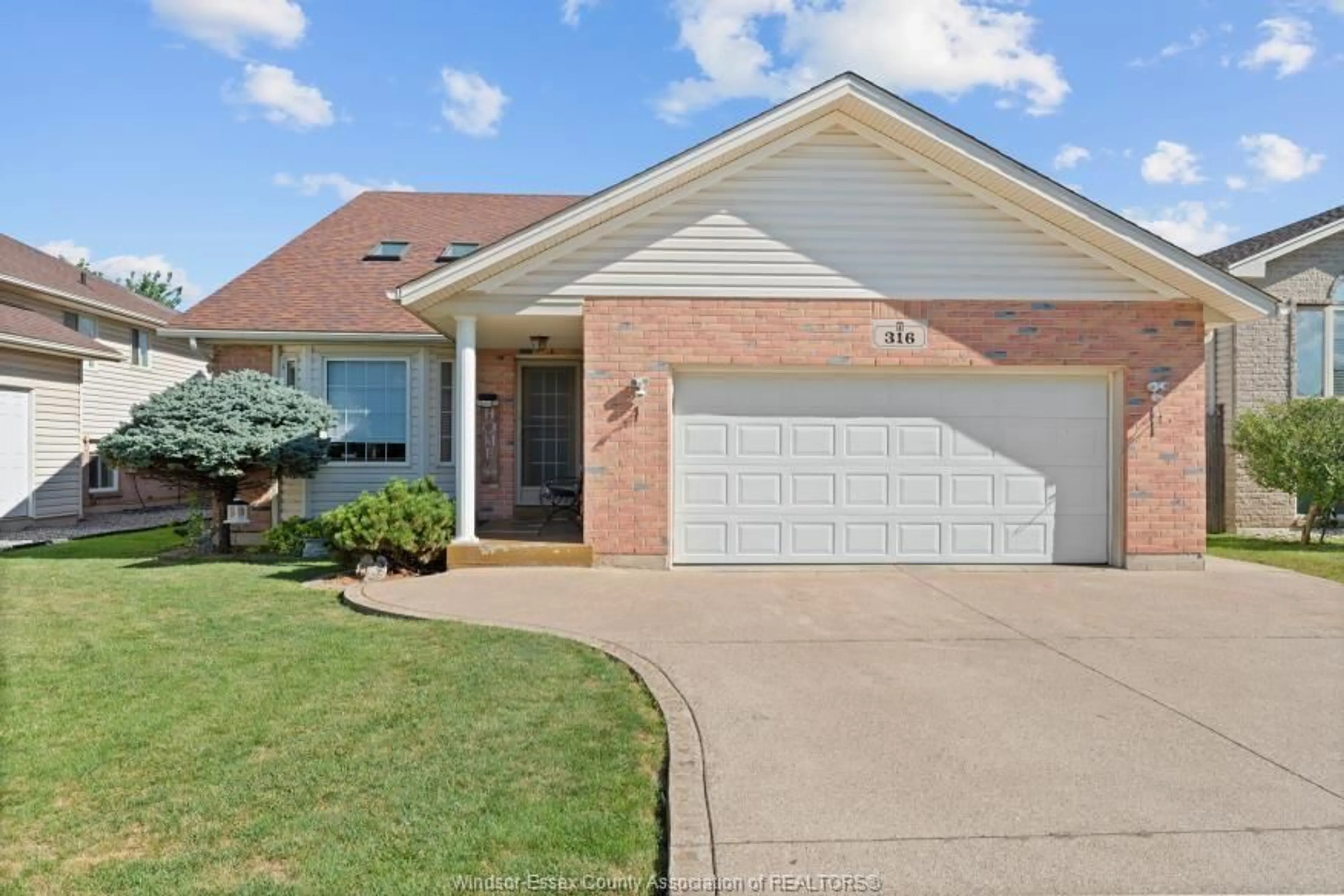 Home with brick exterior material, street for 316 MCLELLAN, Amherstburg Ontario N9V 4C6